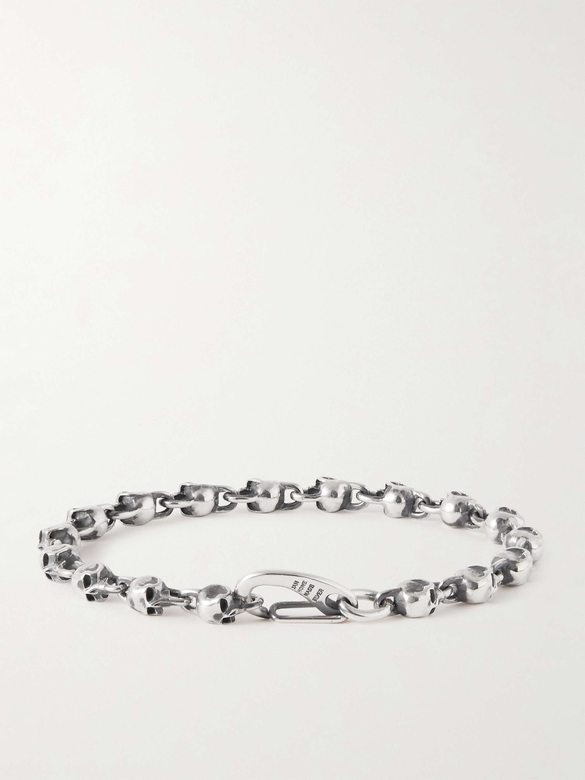 JAM HOMEMADE Revolution Skull Silver Bracelet
