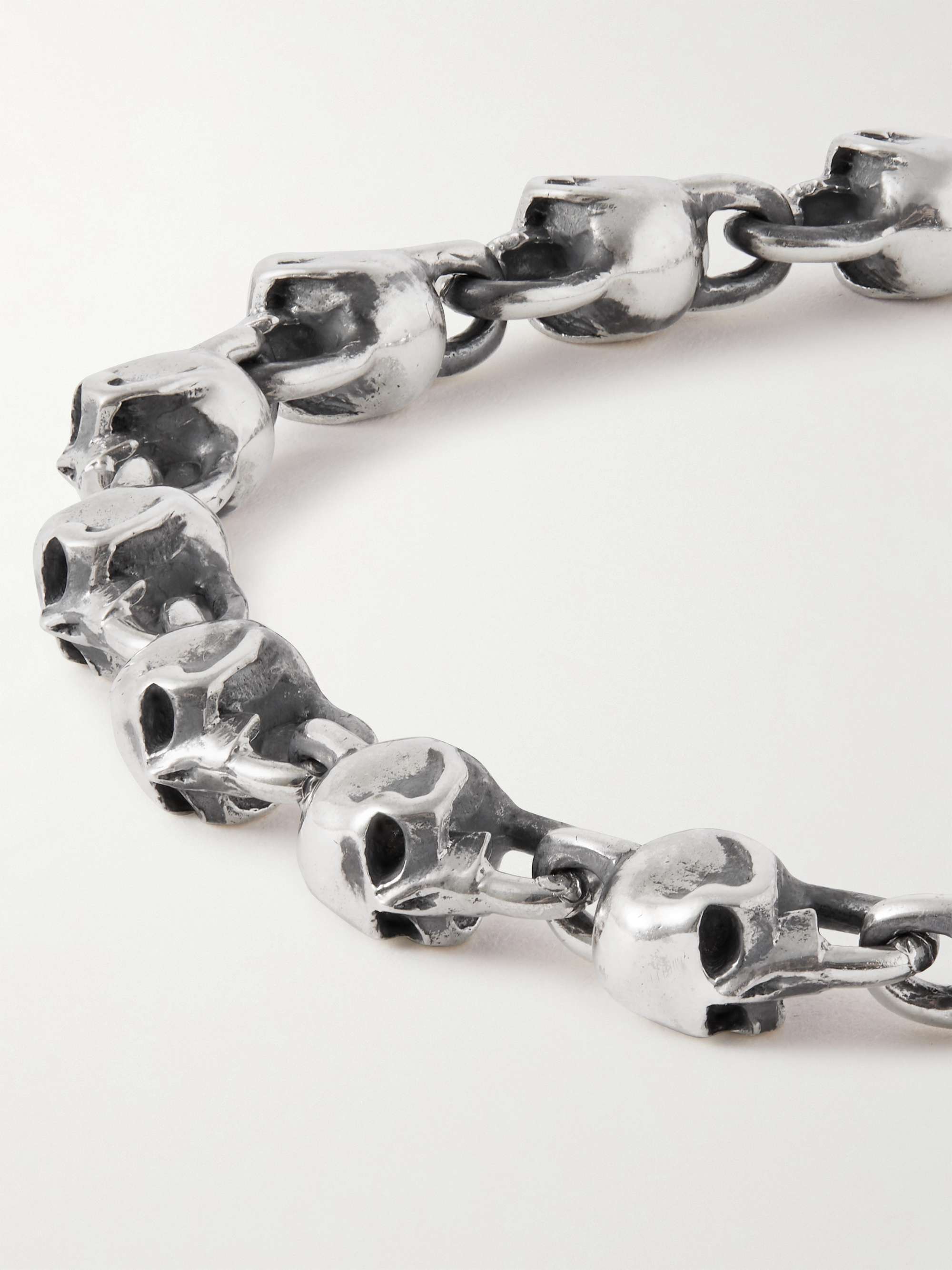 JAM HOMEMADE Revolution Skull Silver Bracelet