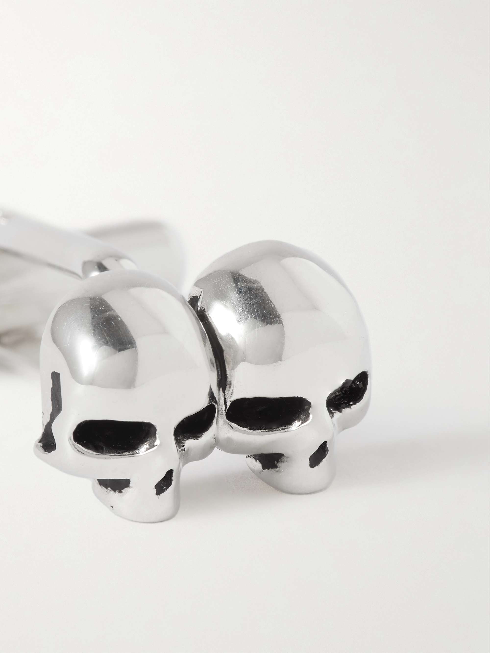 JAM HOMEMADE Skull Silver Cuff Links