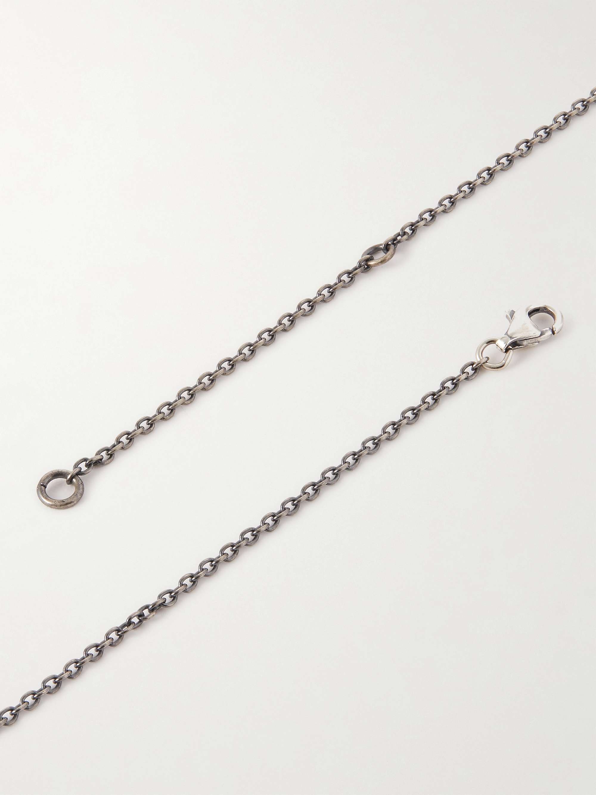 JAM HOMEMADE Revolution Skull Silver Pendant Necklace