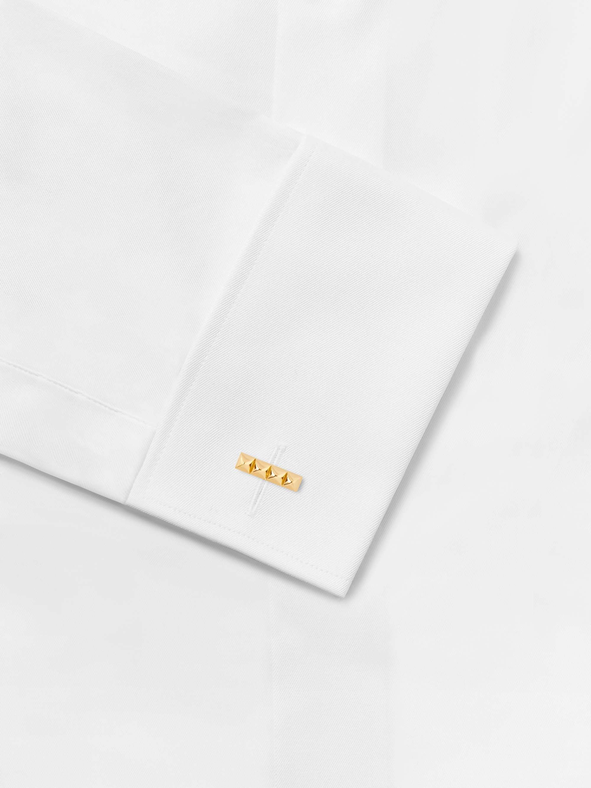 JAM HOMEMADE Silver and Gold-Plated Diamond Cufflinks