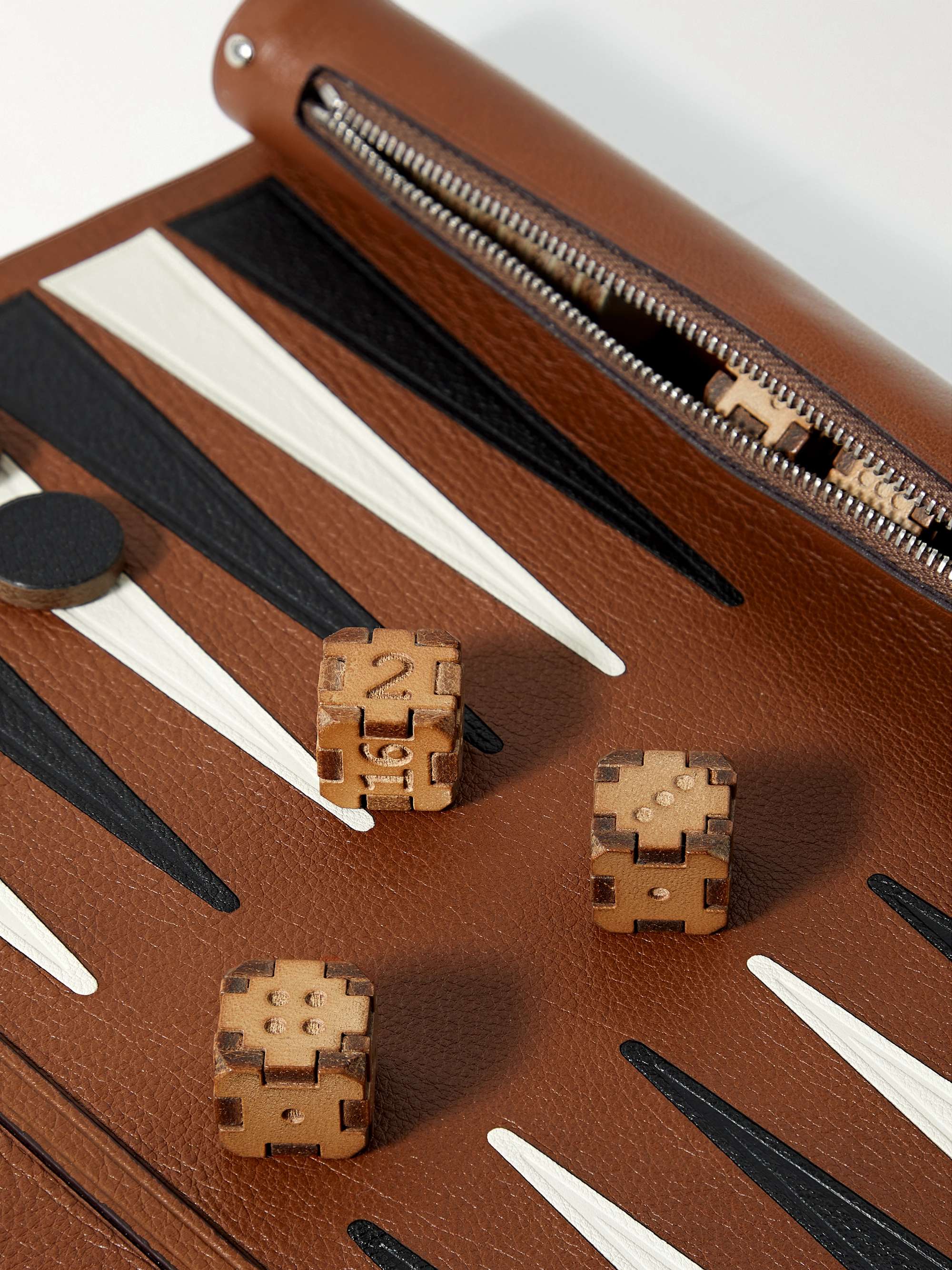 M TIER Full Grain Leather Backgammon Set for Men MR PORTER