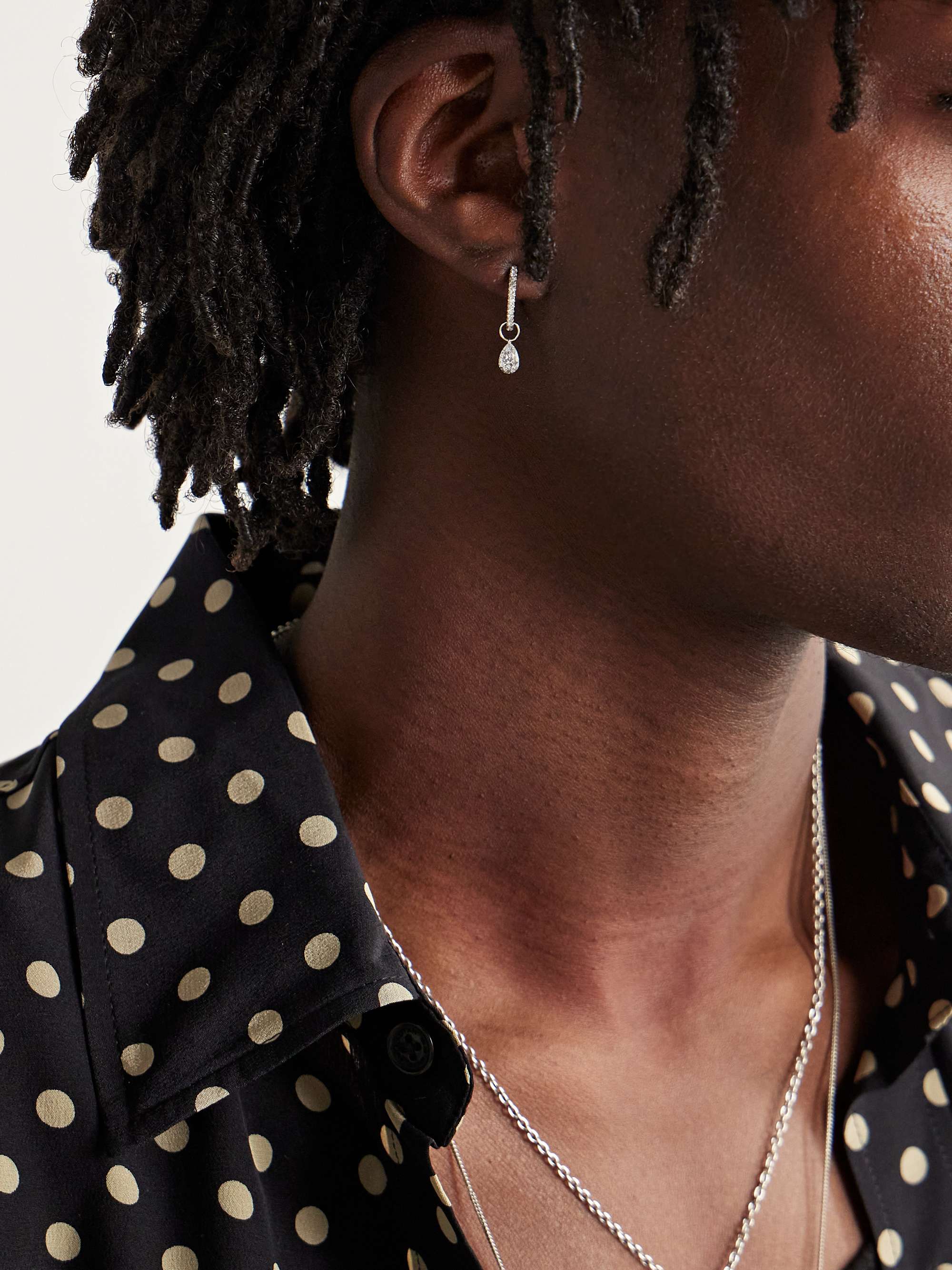Maria Tash 4mm Trinity Pearl SINGLE Stud Earring