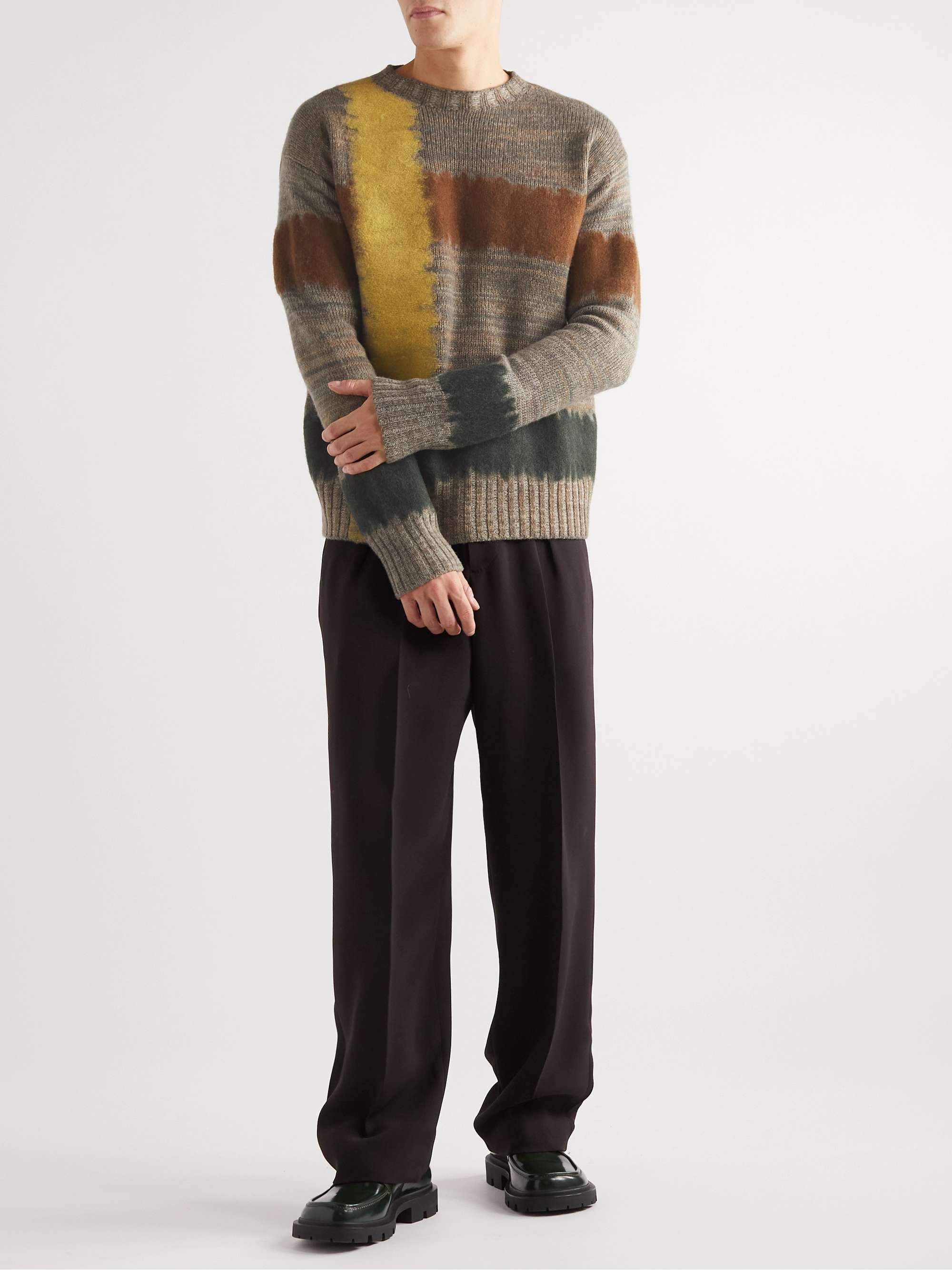 PIACENZA 1733 Wool-Jacquard Sweater
