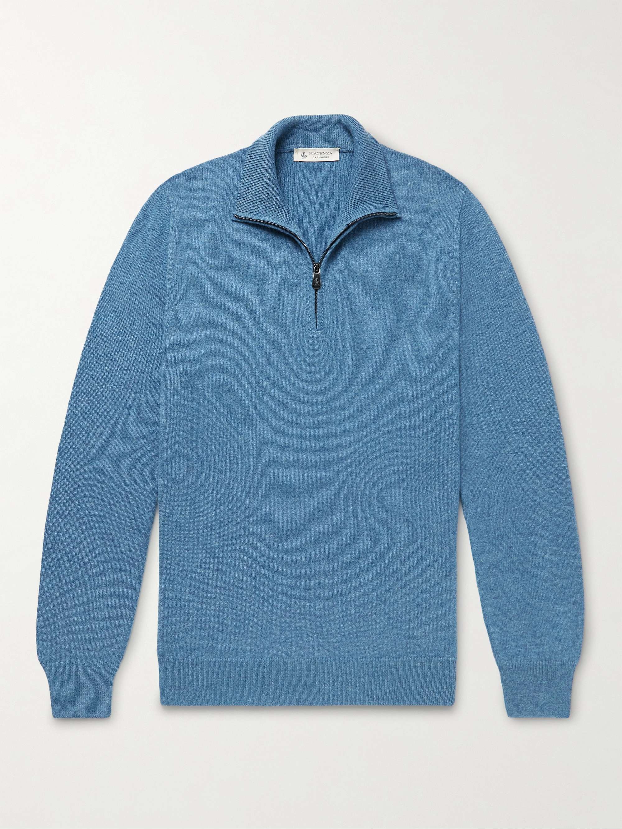 PIACENZA 1733 Slim-Fit Cashmere Half-Zip Sweater for Men | MR PORTER