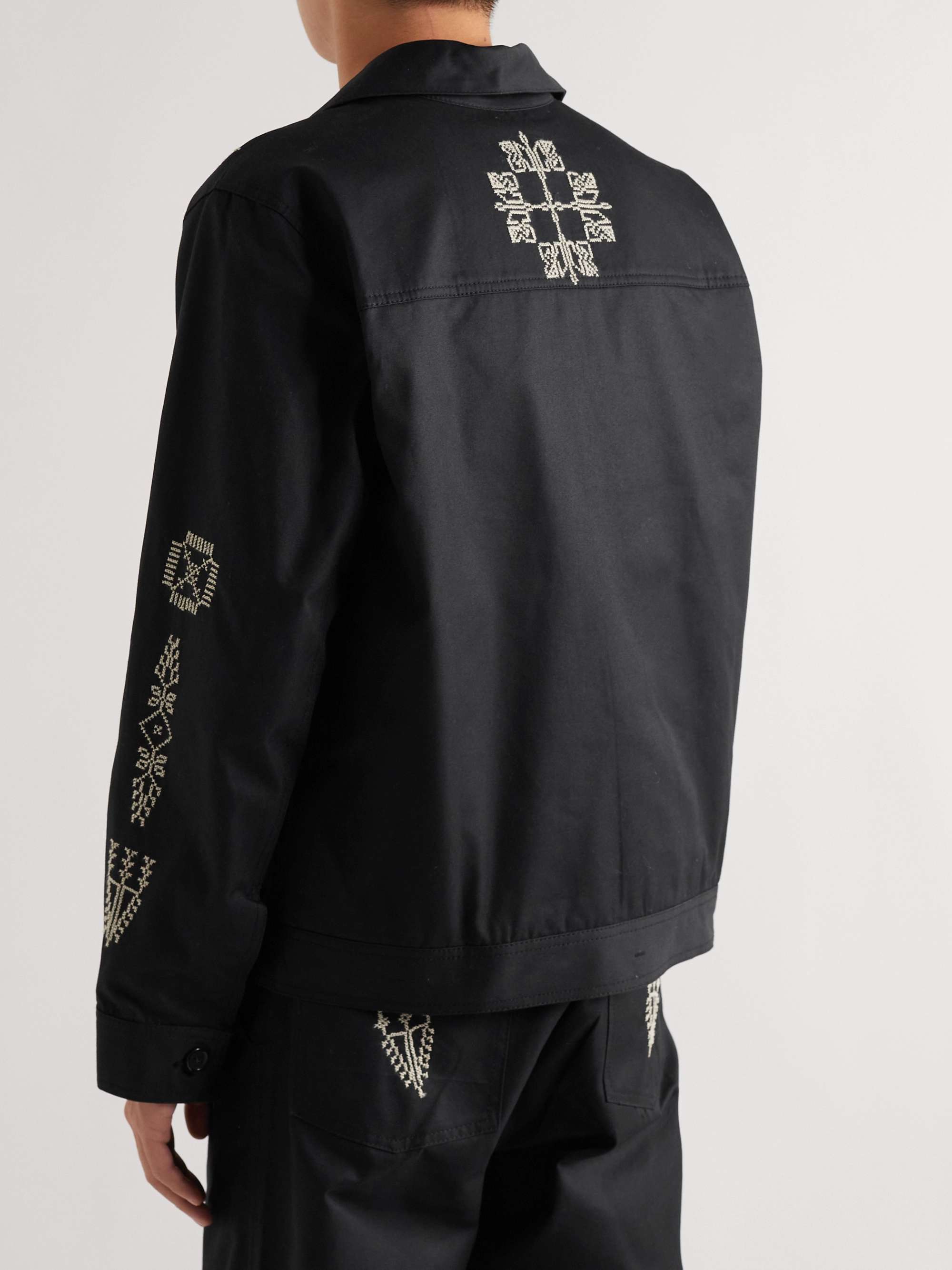ADISH Makhlut Embroidered Cotton-Twill Jacket
