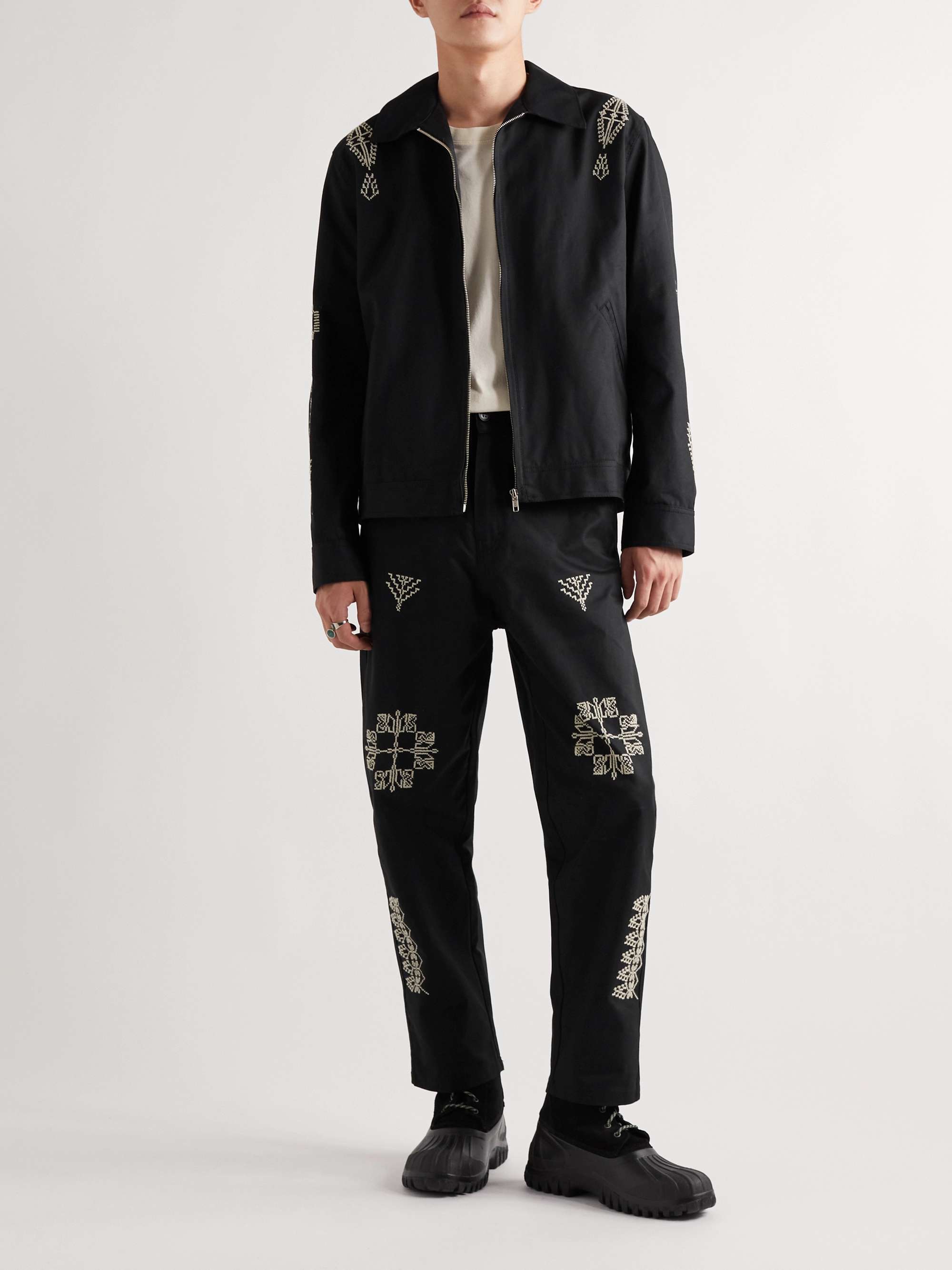 ADISH Makhlut Embroidered Cotton-Twill Jacket
