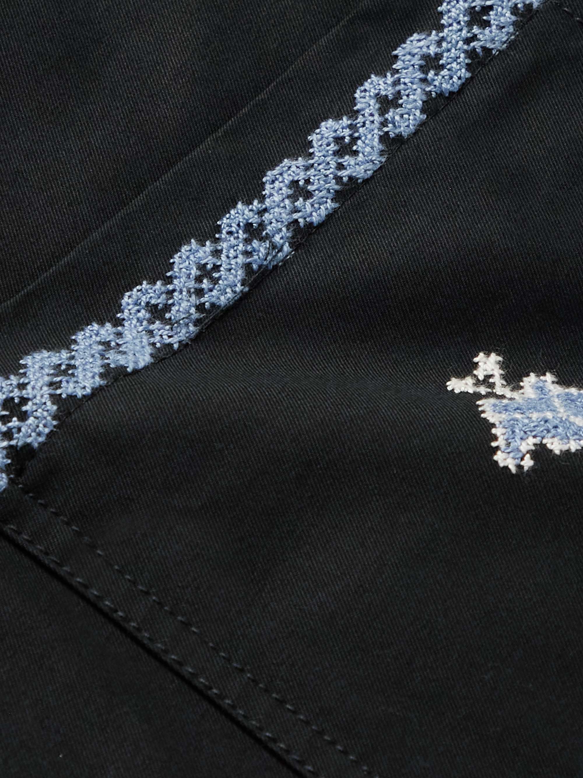 ADISH Qarnabeet Embroidered Cotton-Canvas Chore Jacket