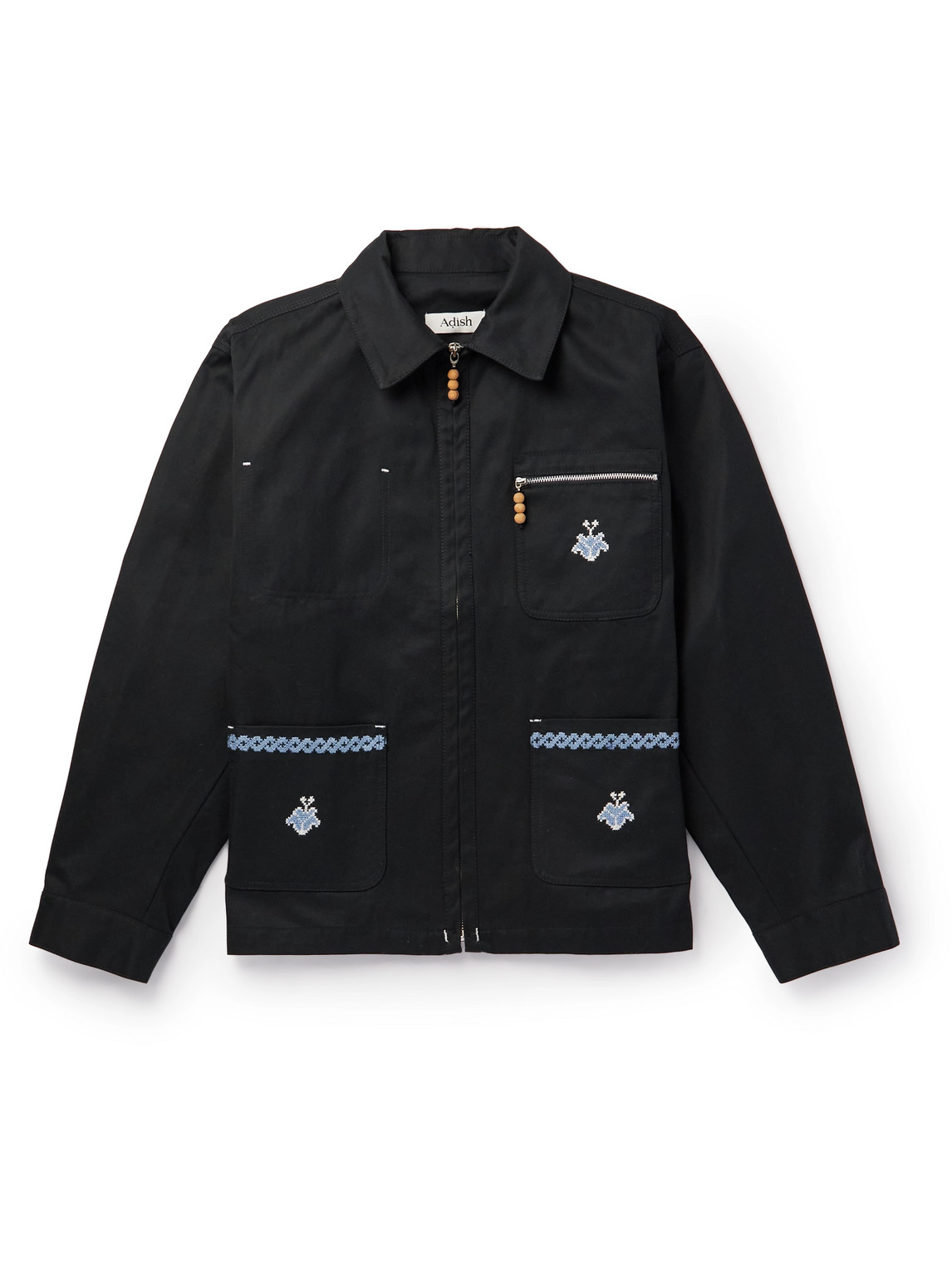 ADISH – Qarnabeet Embroidered Cotton-Canvas Chore Jacket