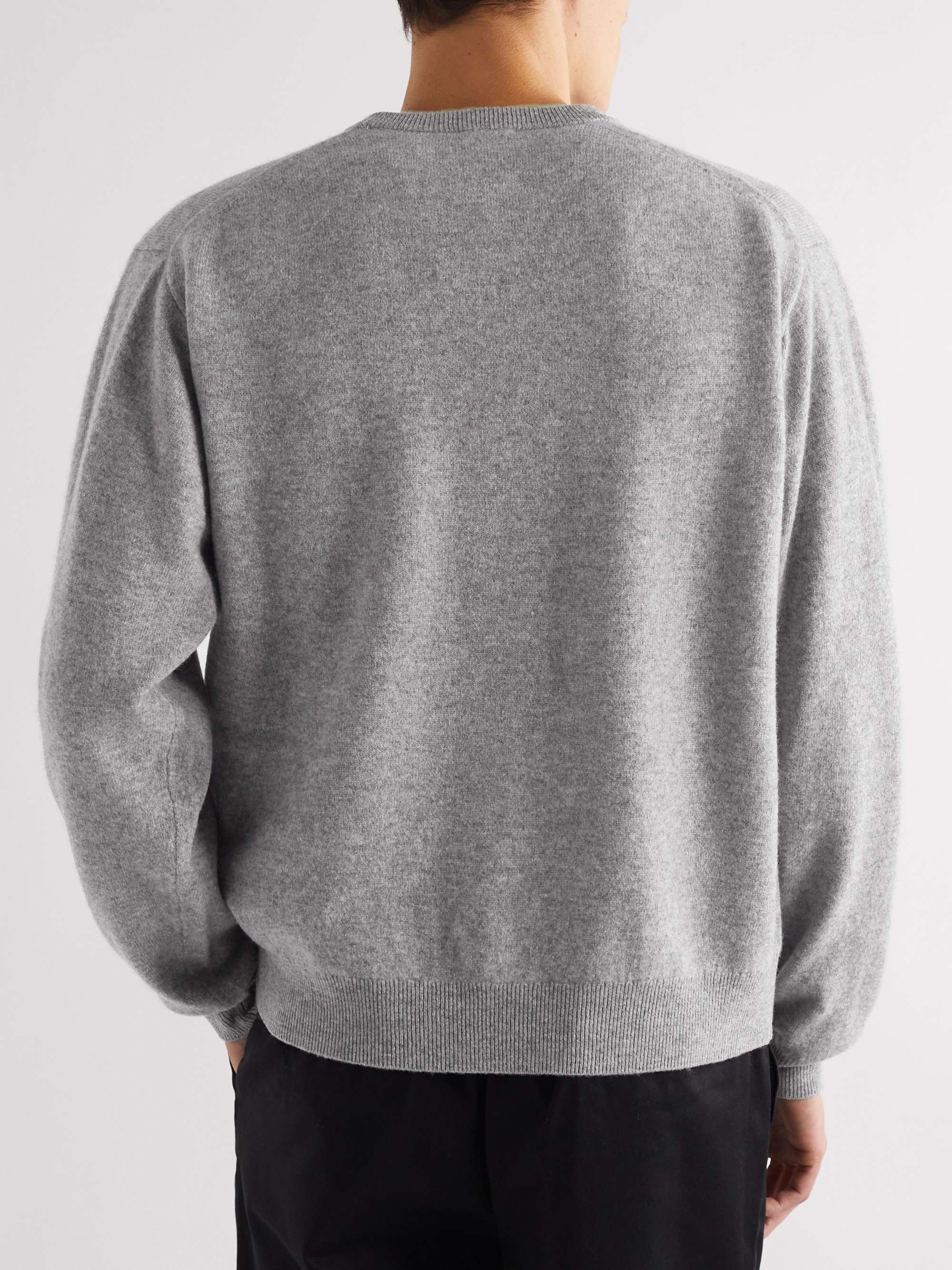 DANTON Logo-Appliquéd Wool Sweater