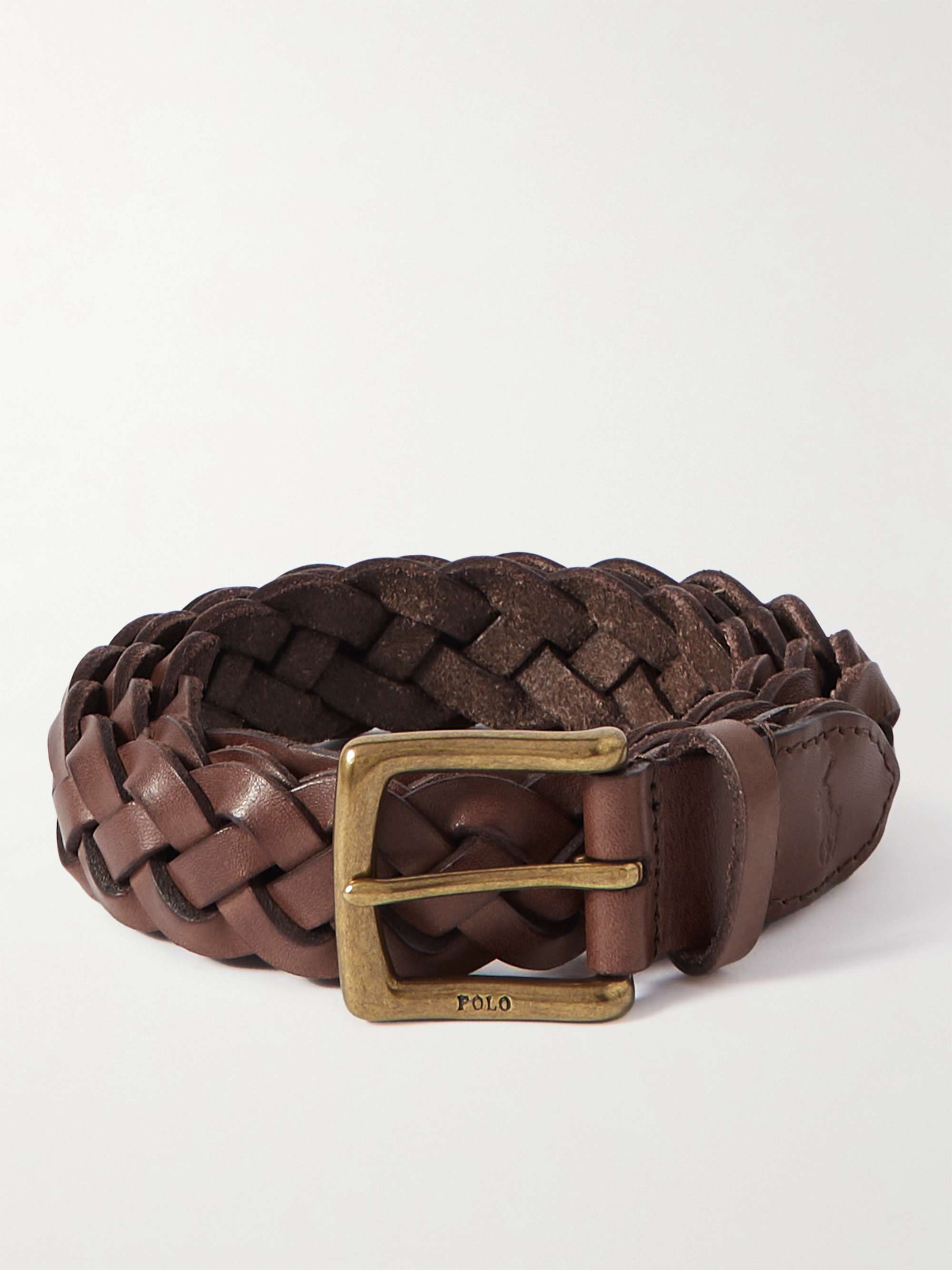 POLO RALPH LAUREN 3cm Braided Leather Belt | MR PORTER Polo Ralph Lauren 3Cm Braided Leather Belt | Mr Porter