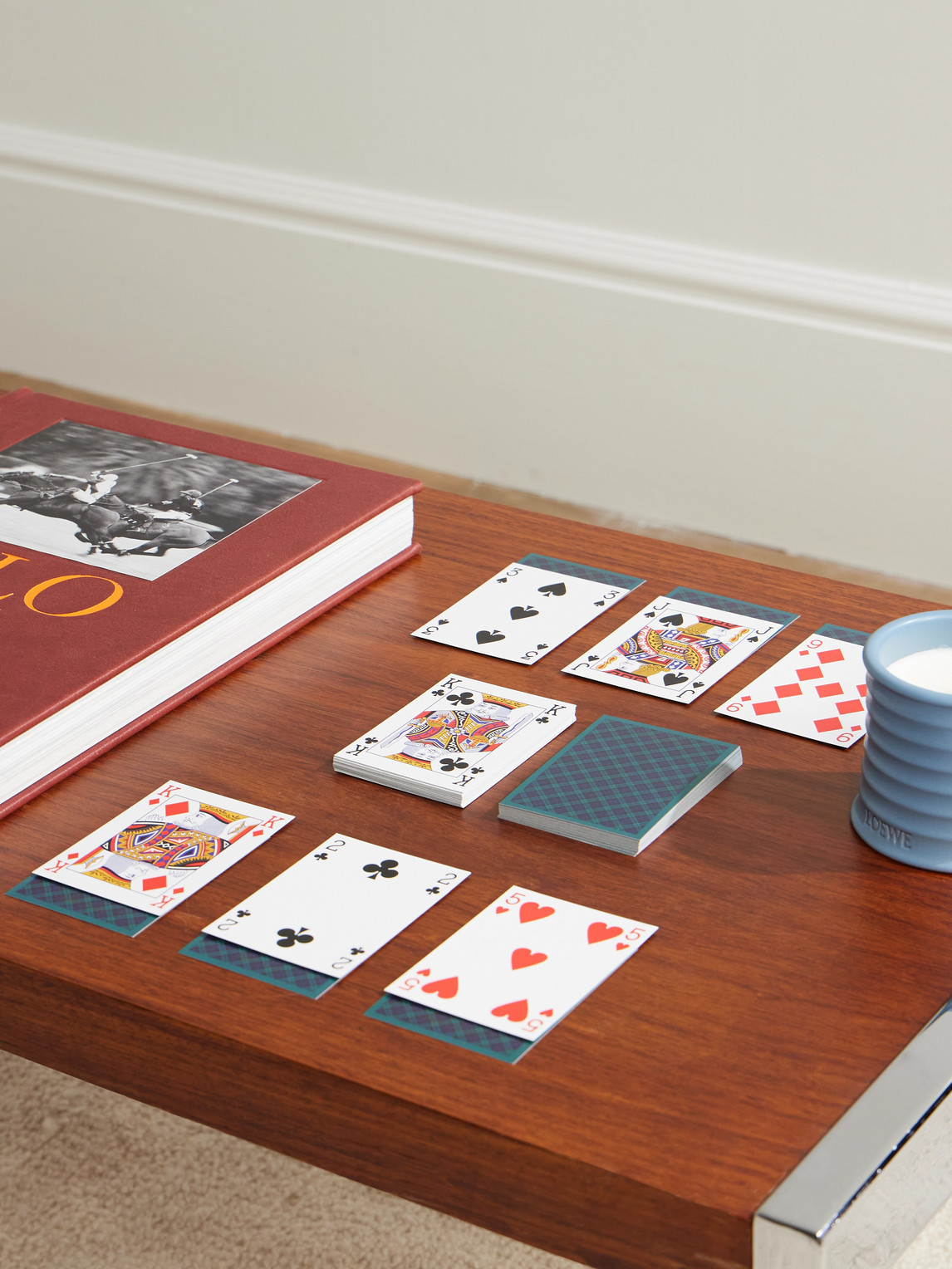 Westover Leather and Gold-Tone Playing Cards Set — 2