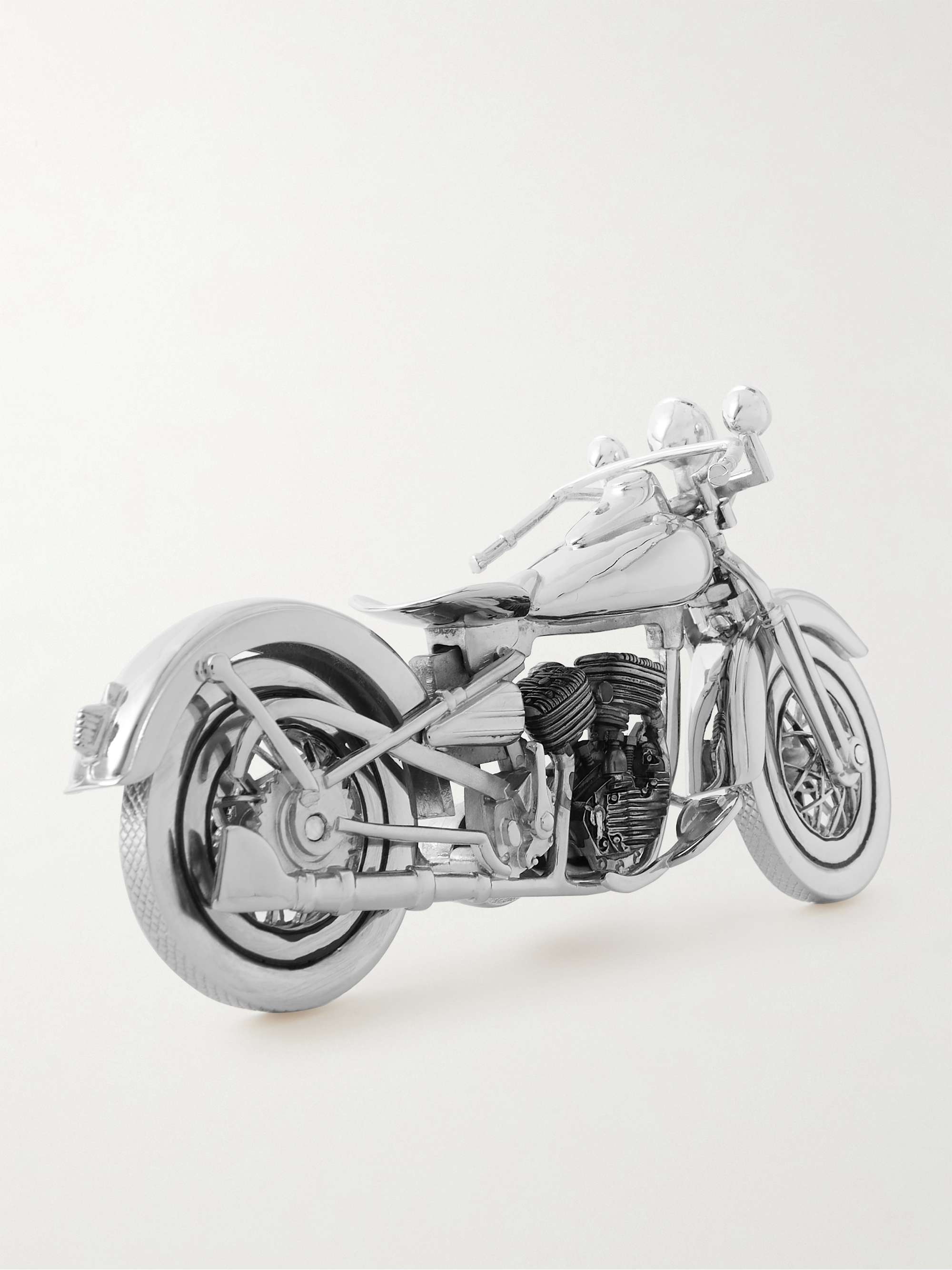 RALPH LAUREN HOME Motorcycle Silver-Tone Ornament