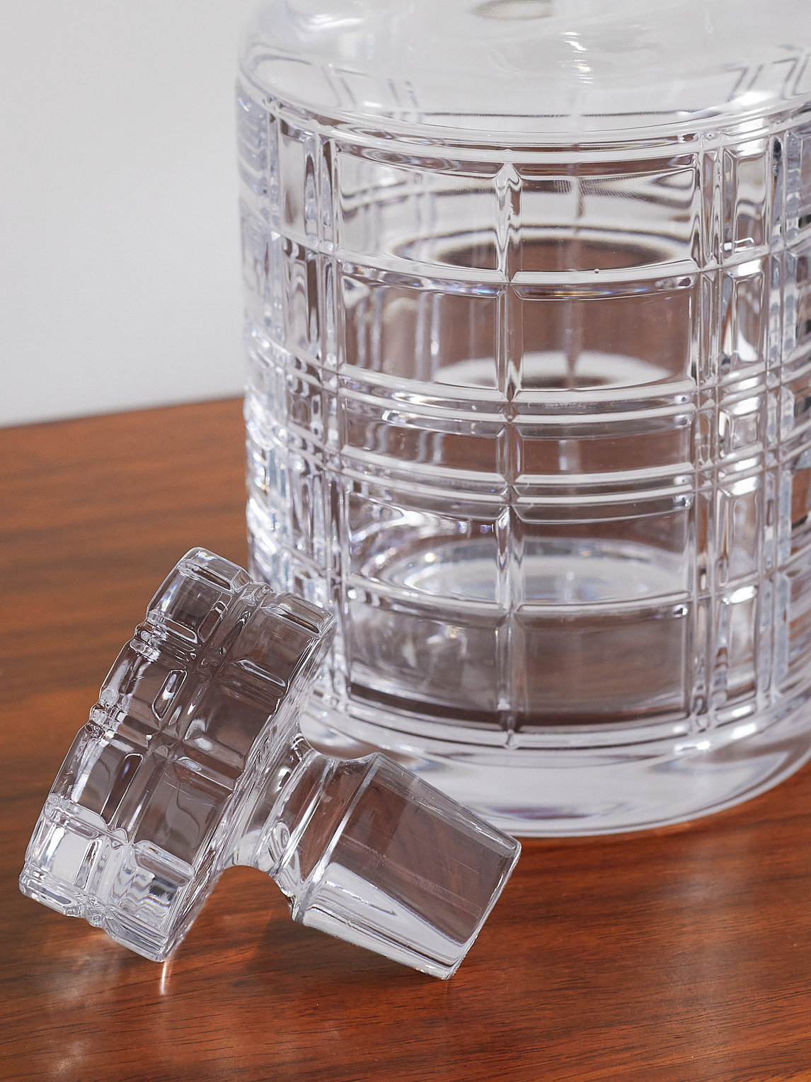  Ralph Lauren Home - Hudson Plaid Crystal Decanter - Men - Neutrals 