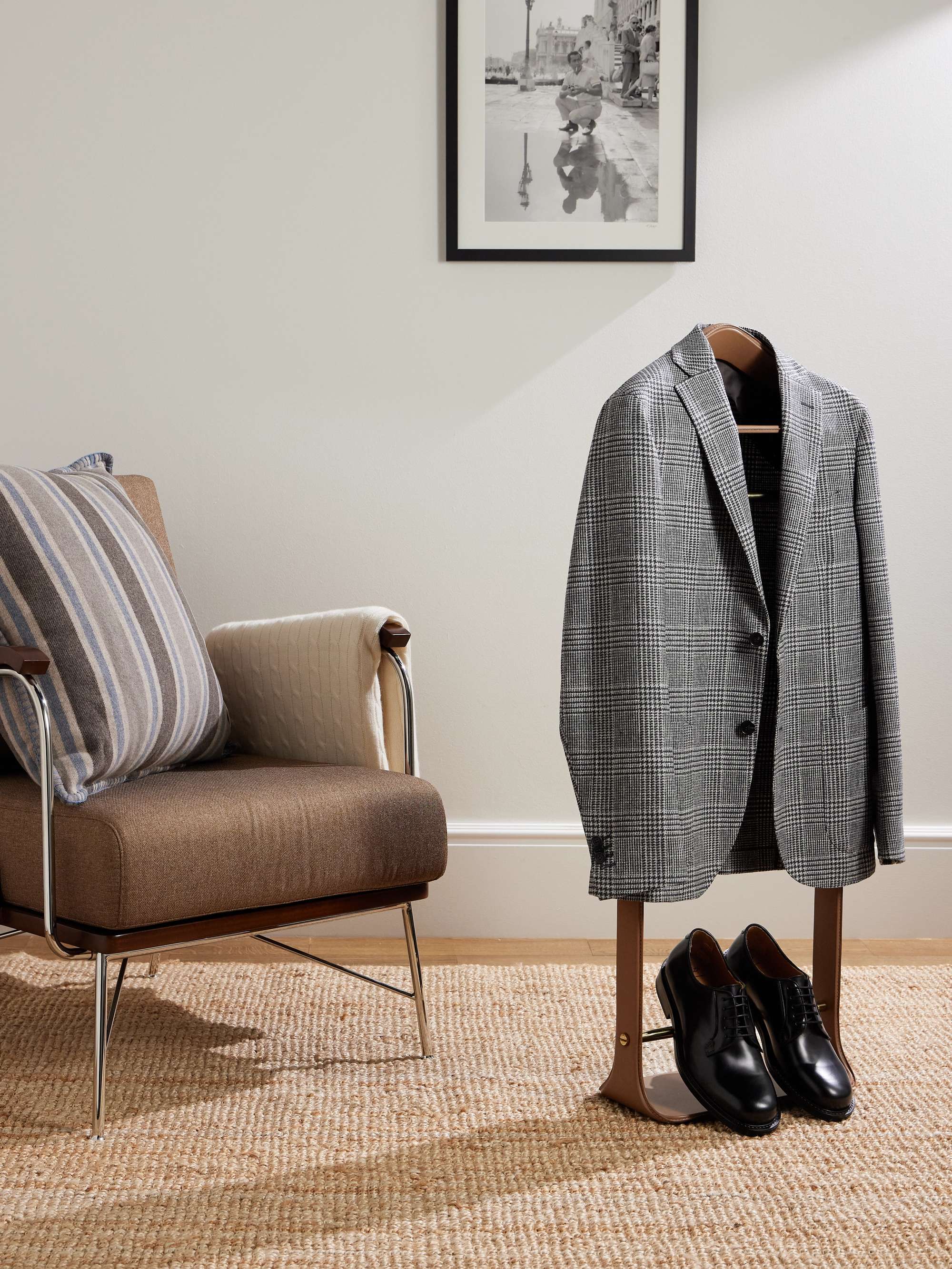 RALPH LAUREN HOME Brennan Leather and Gold-Tone Valet