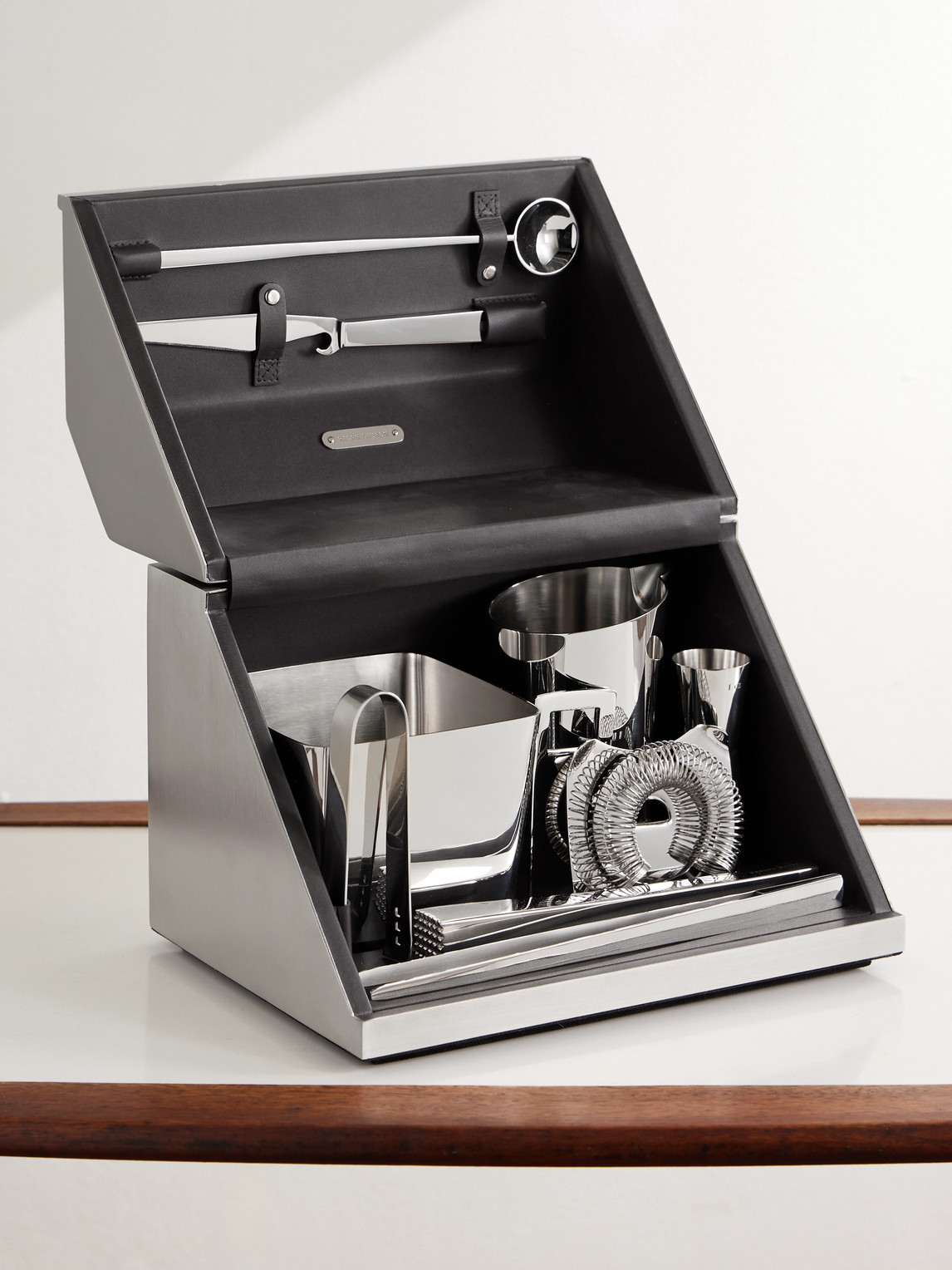 Ralph Lauren Home Stainless Steel and Leather Bar Tool Set - Men