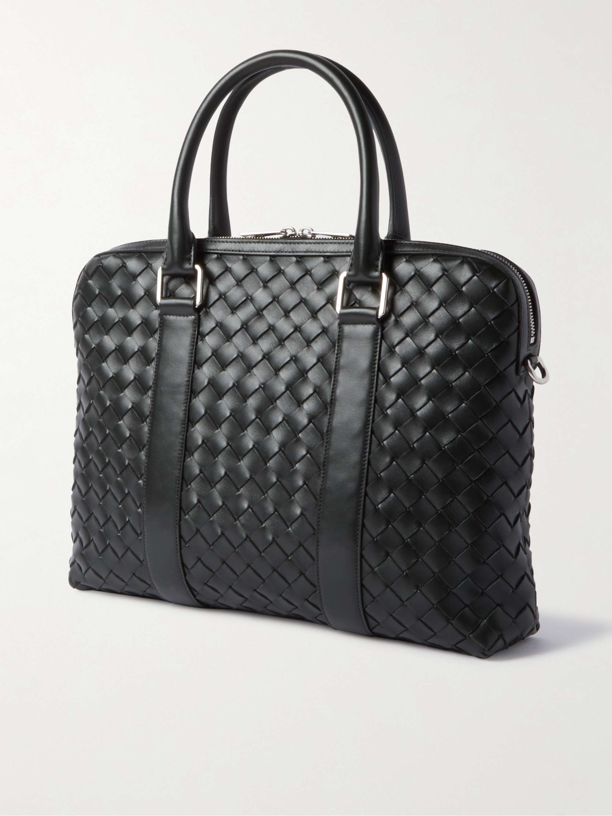 BOTTEGA VENETA Intrecciato Leather Briefcase