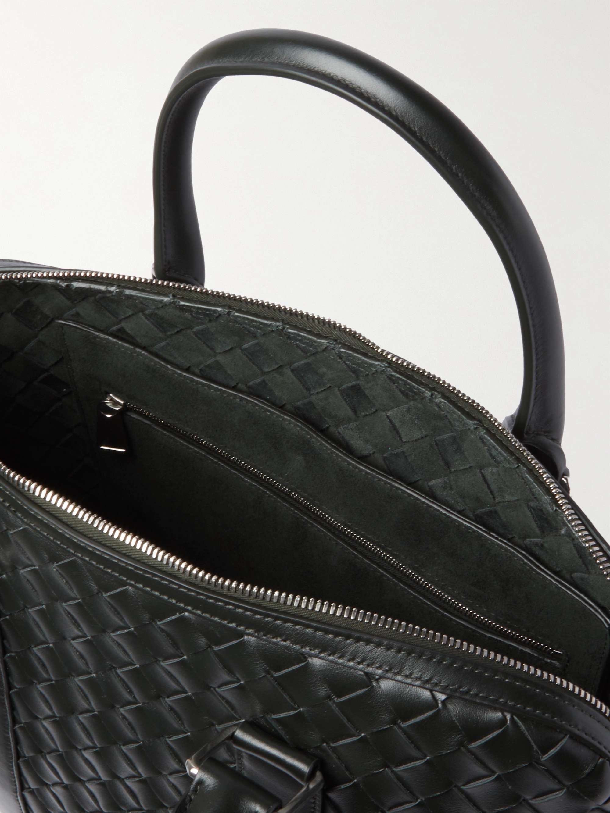 BOTTEGA VENETA Intrecciato Leather Briefcase