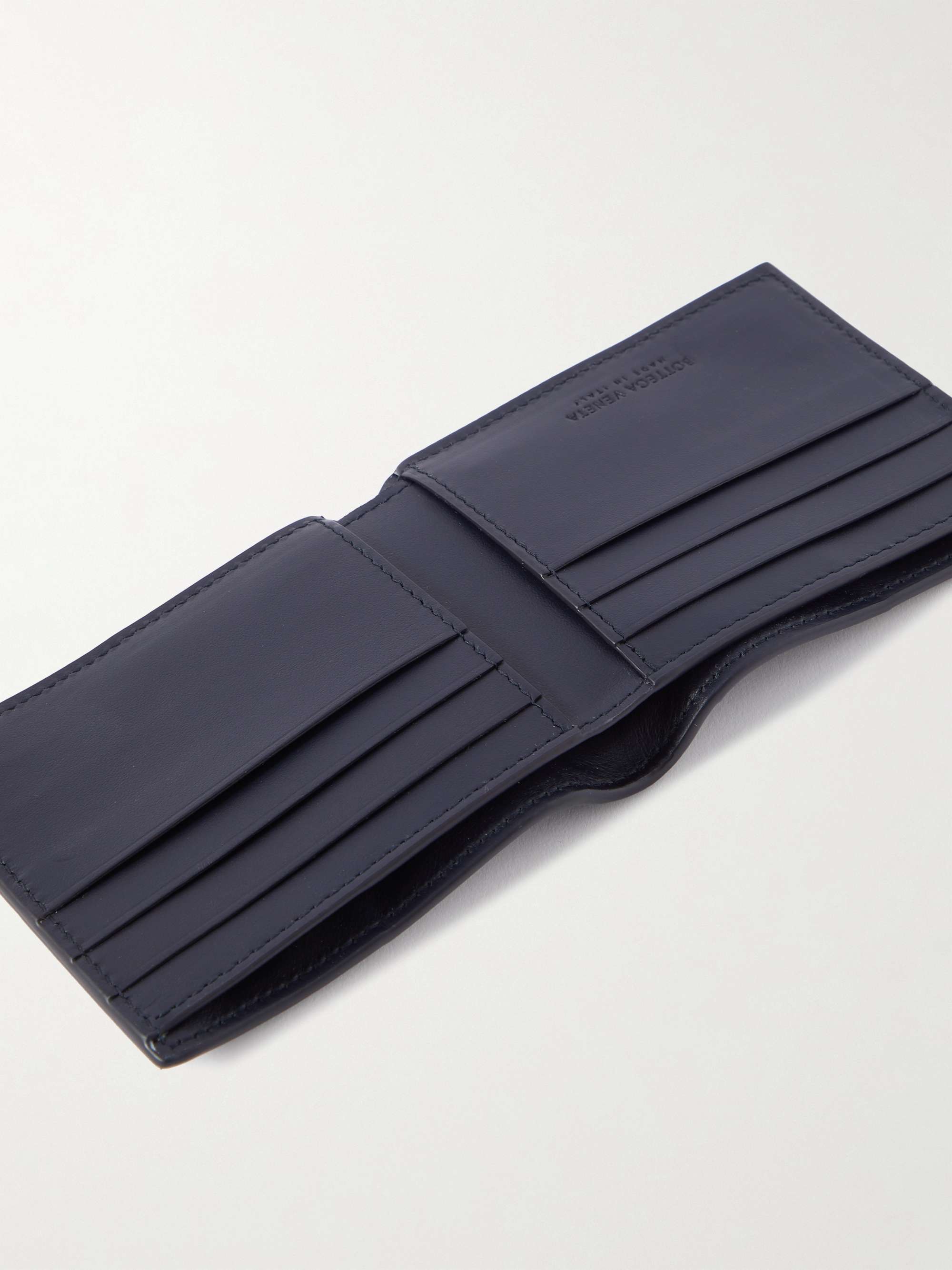 BOTTEGA VENETA Cassette Intrecciato Leather Billfold Wallet