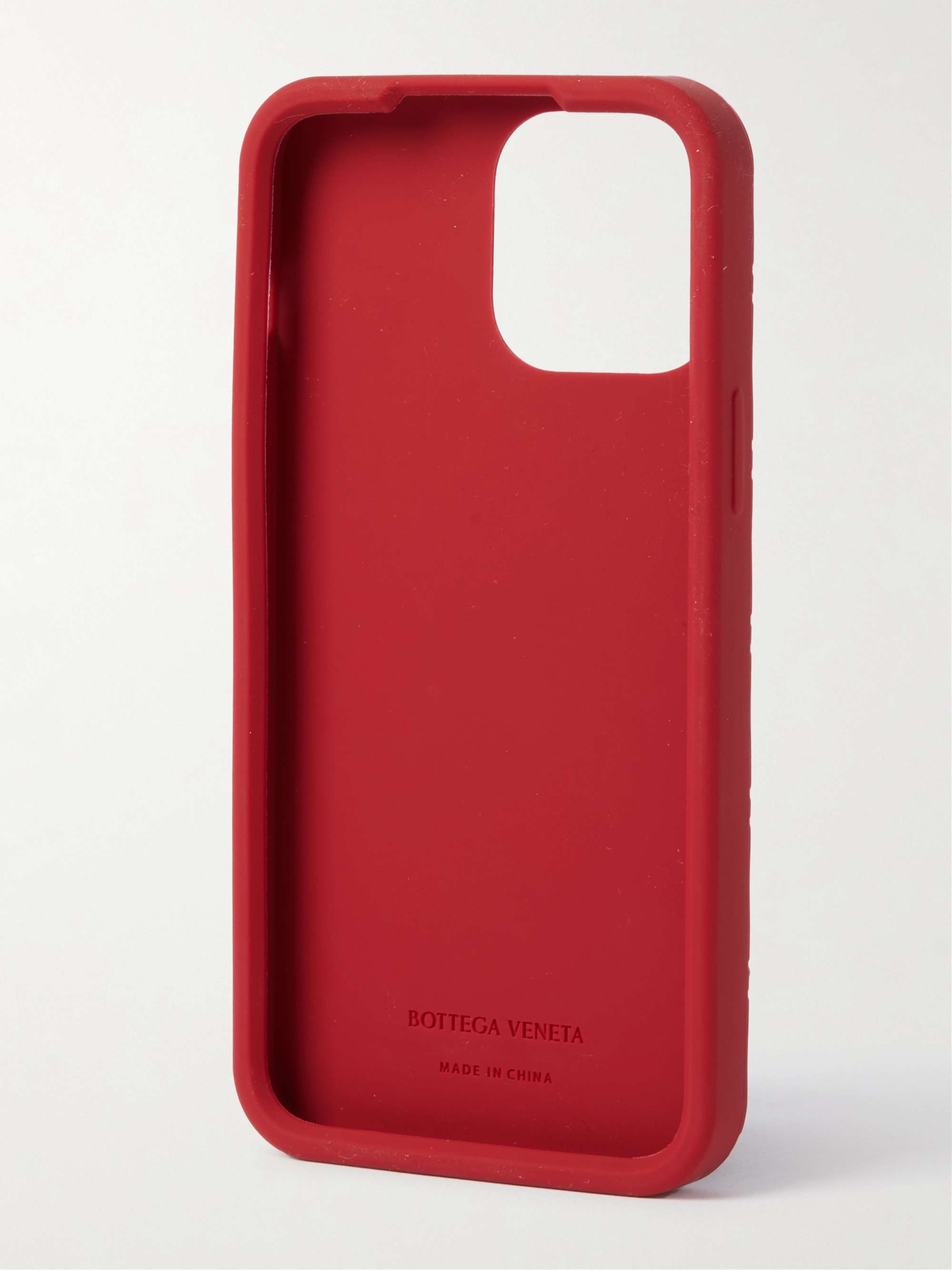 BOTTEGA VENETA Intrecciato Rubber iPhone 13 Pro Max Case