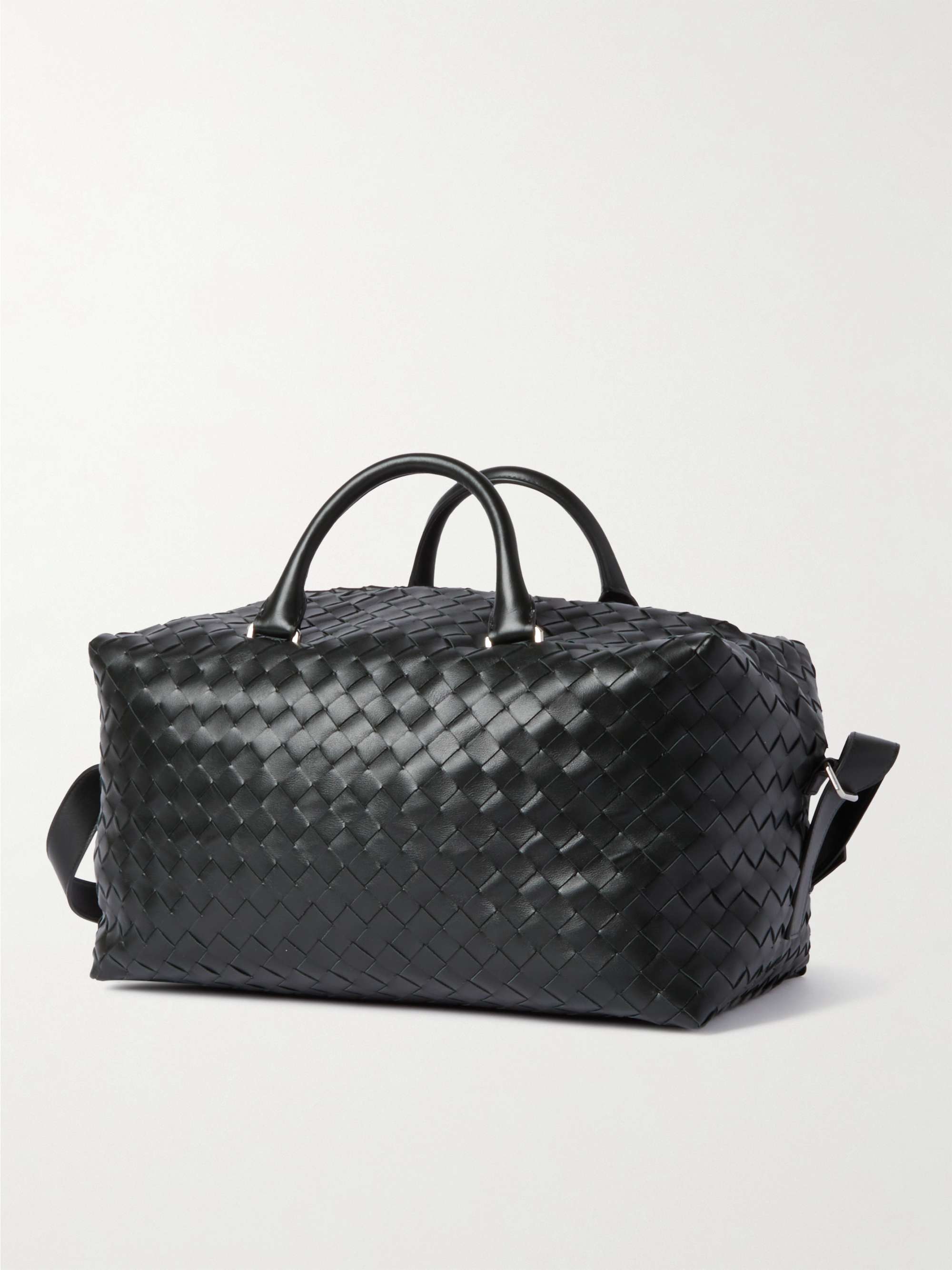 BOTTEGA VENETA Intrecciato Leather Duffle Bag