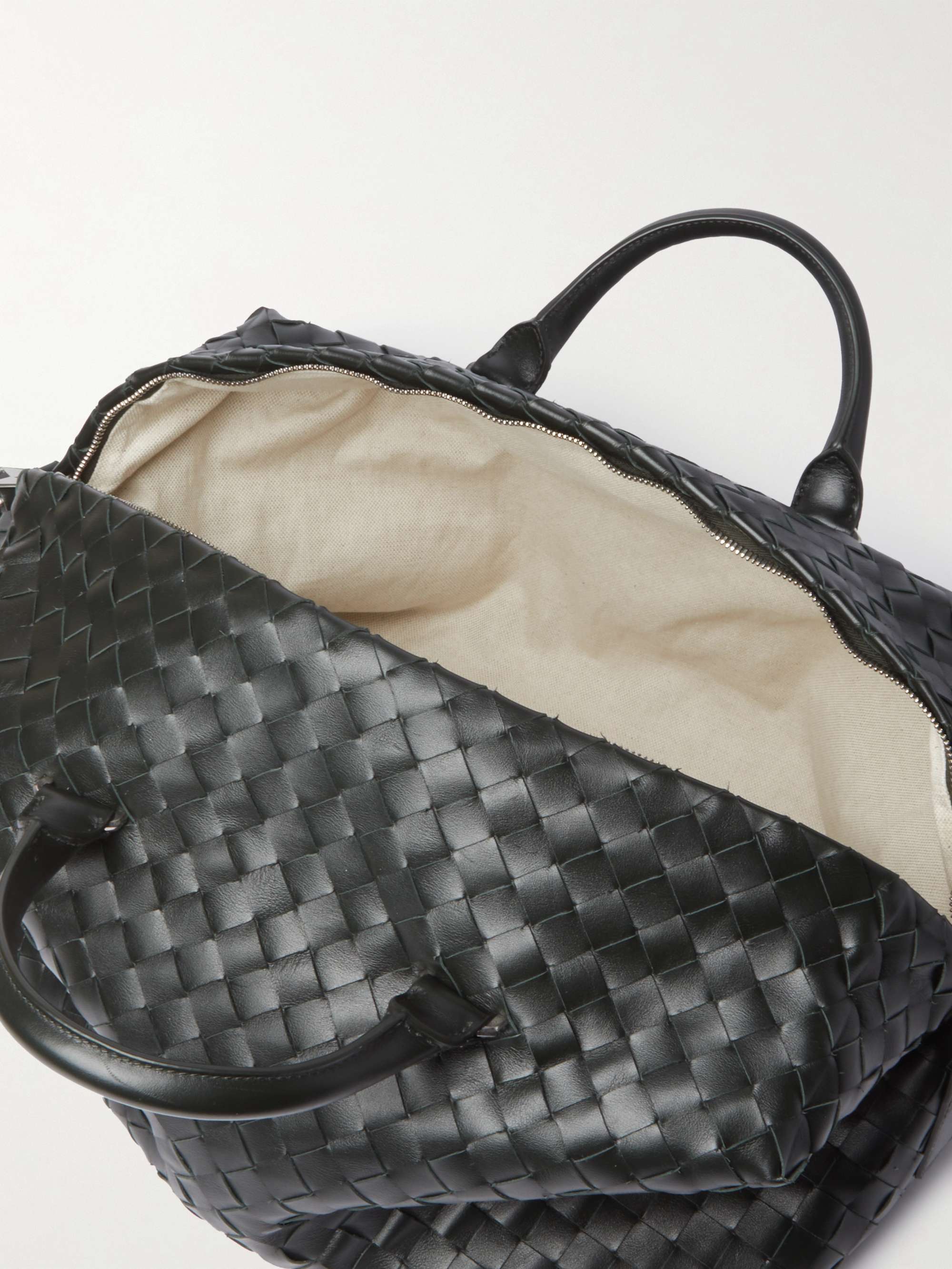 BOTTEGA VENETA Intrecciato Leather Duffle Bag