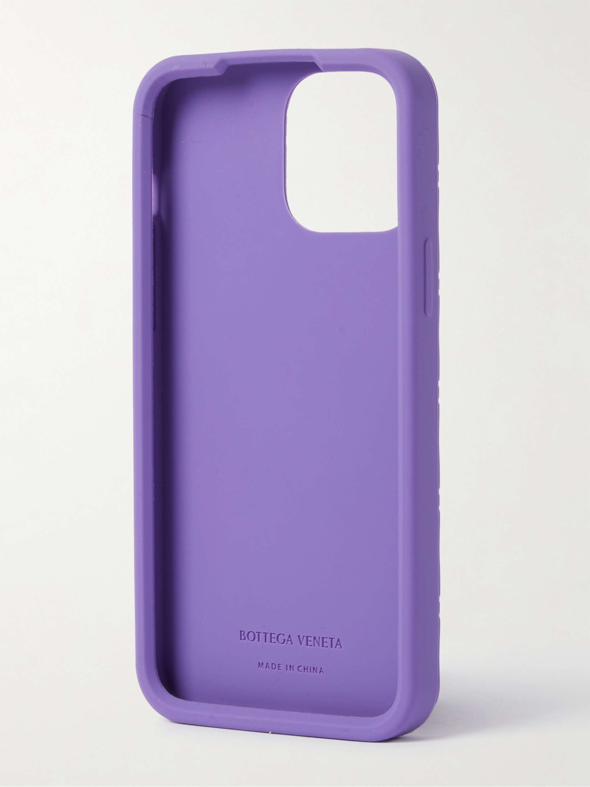 BOTTEGA VENETA Intrecciato Rubber iPhone 13 Pro Max Case