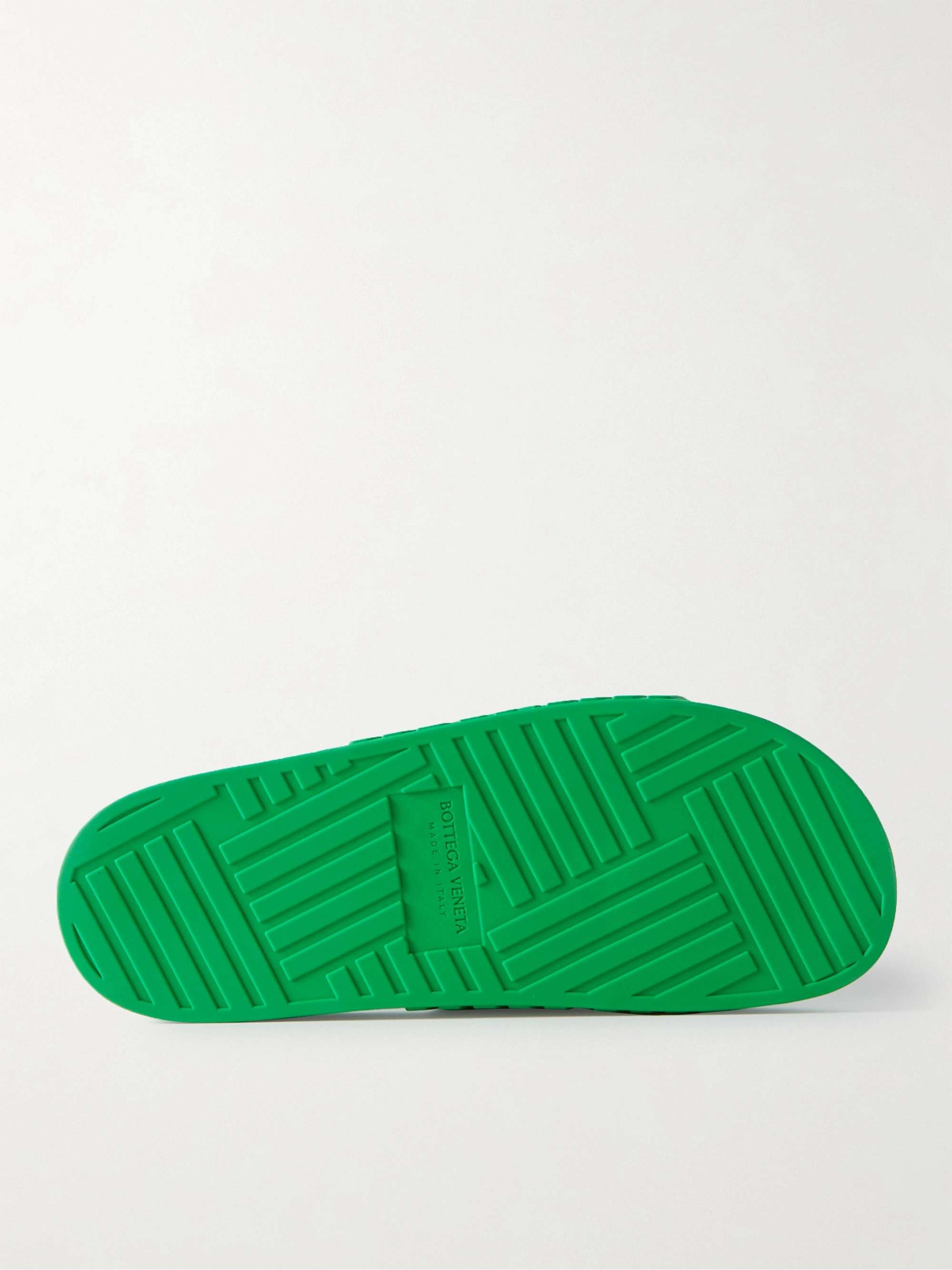 BOTTEGA VENETA Carpet Embossed Rubber Slides