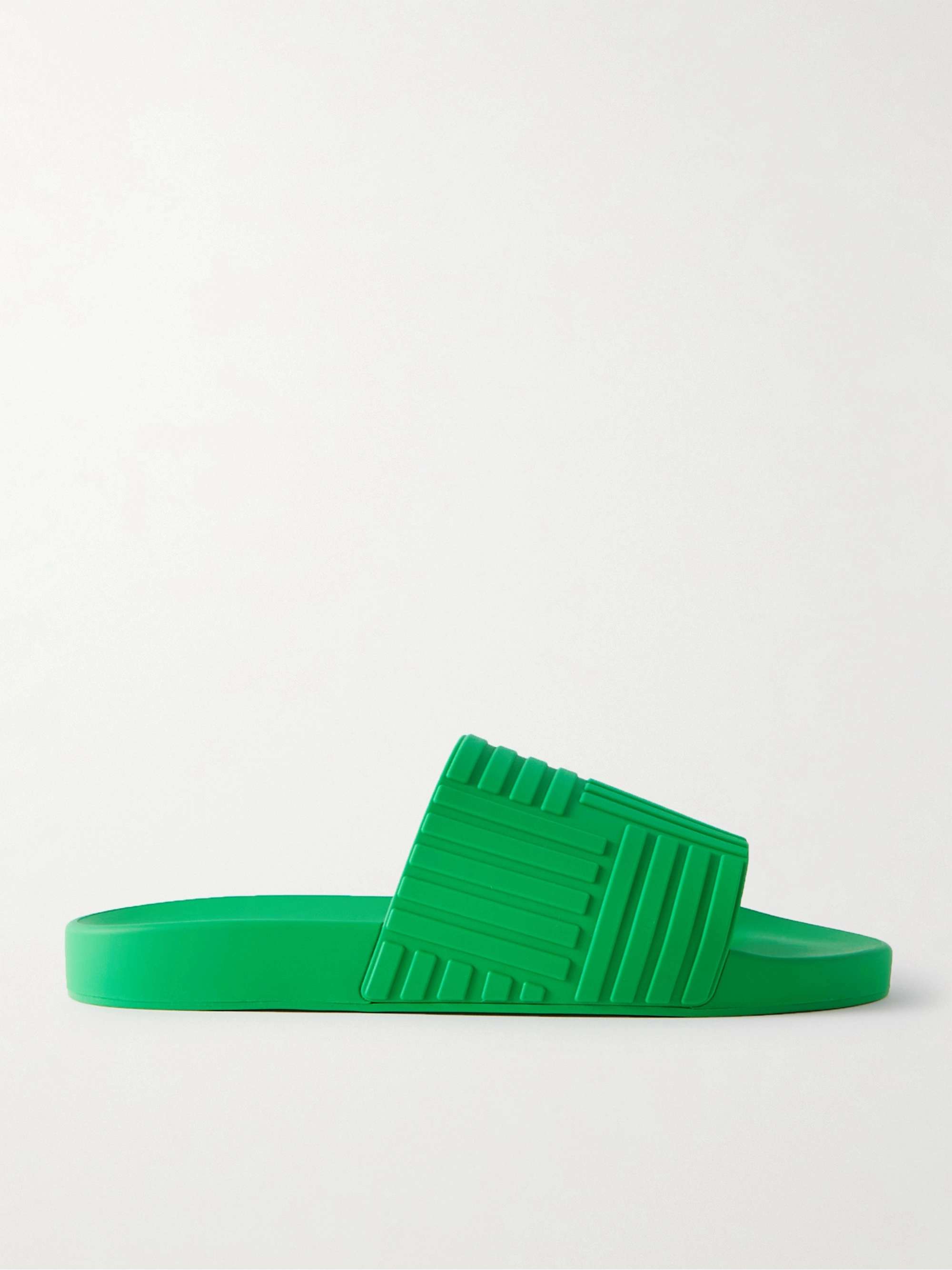 BOTTEGA VENETA Carpet Embossed Rubber Slides for Men MR PORTER