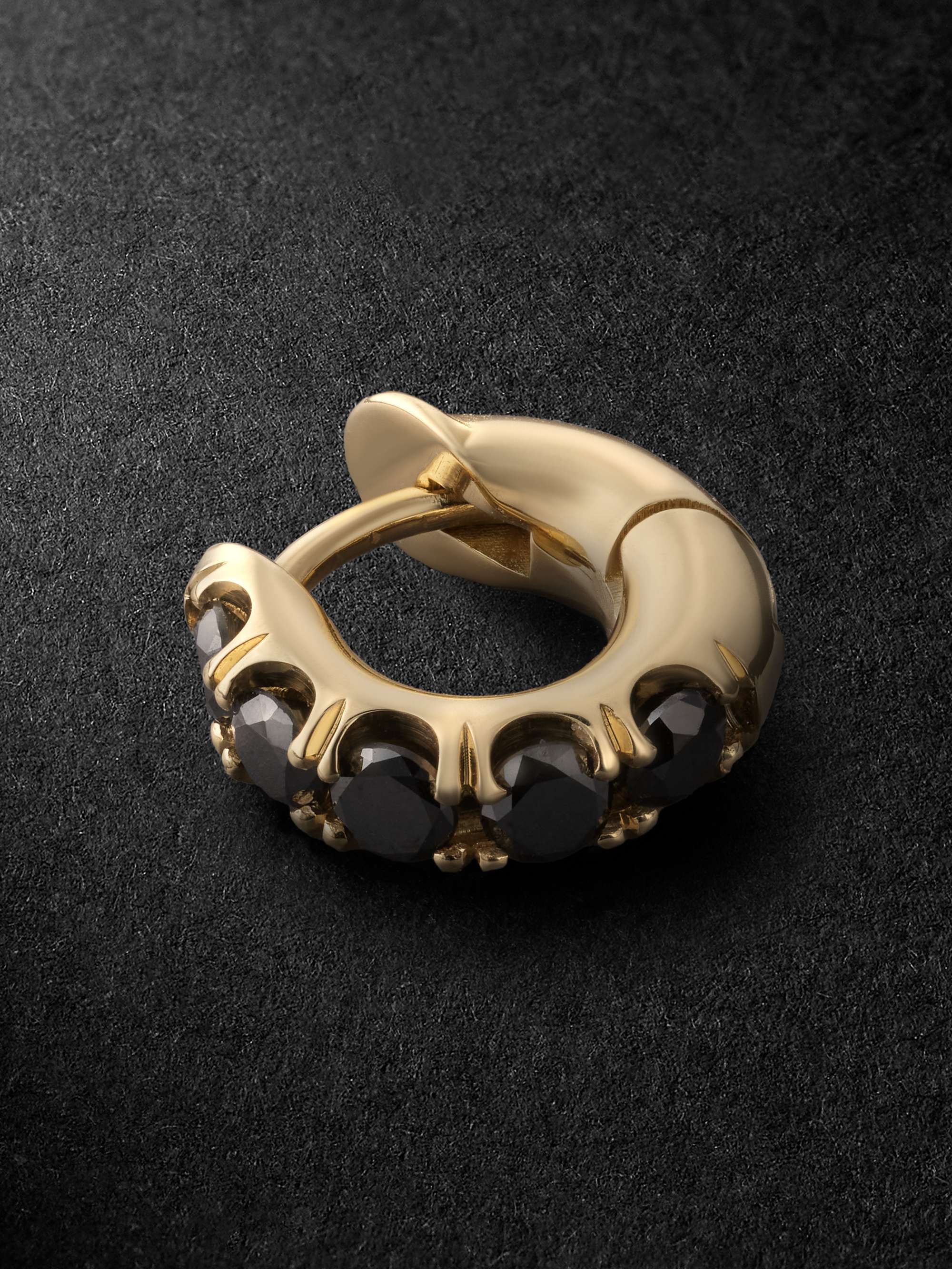 SPINELLI KILCOLLIN ゴールド ダイヤモンド シングルフープピアス