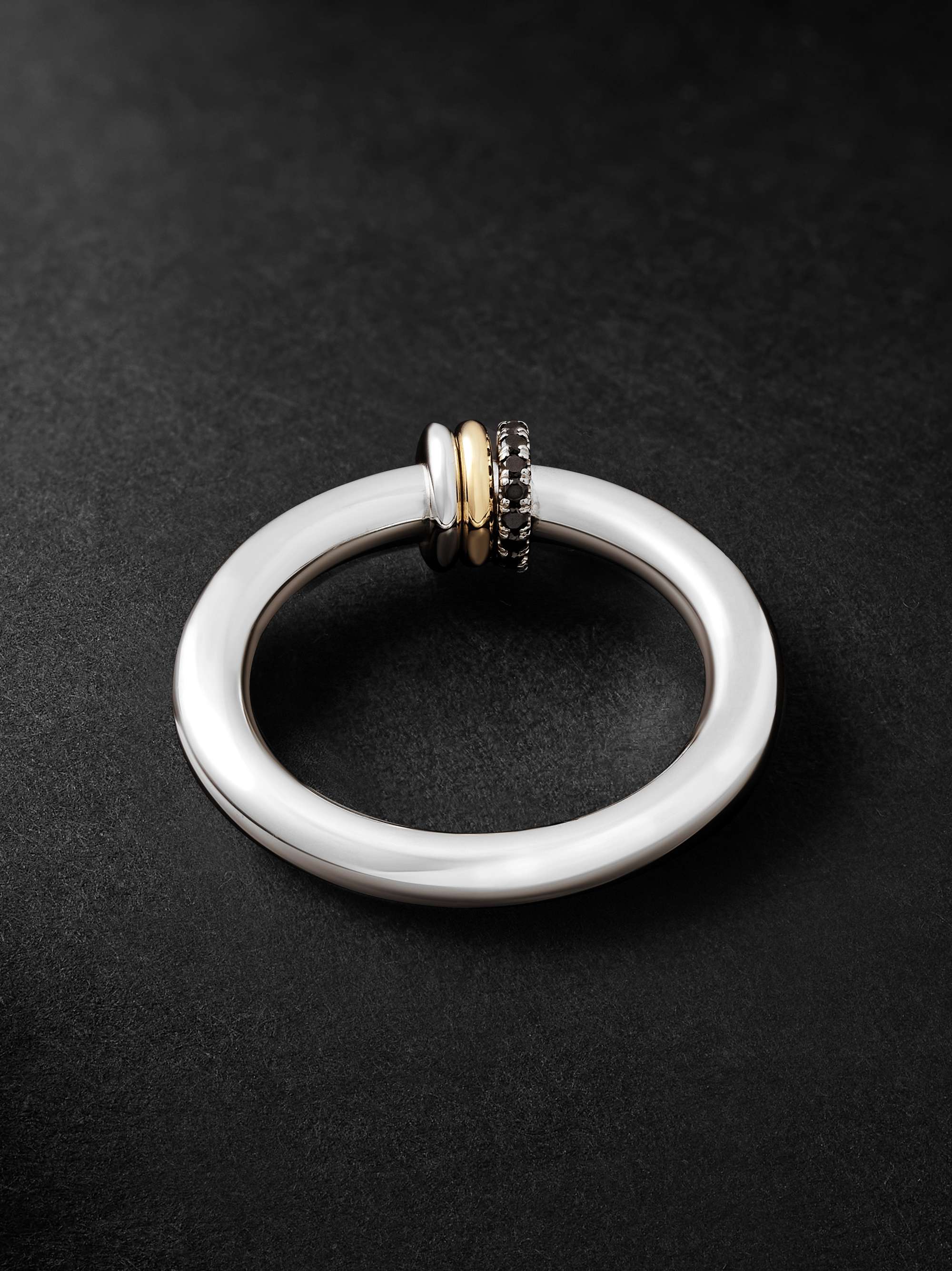 SPINELLI KILCOLLIN Sirius Max Silver and Gold Diamond Ring