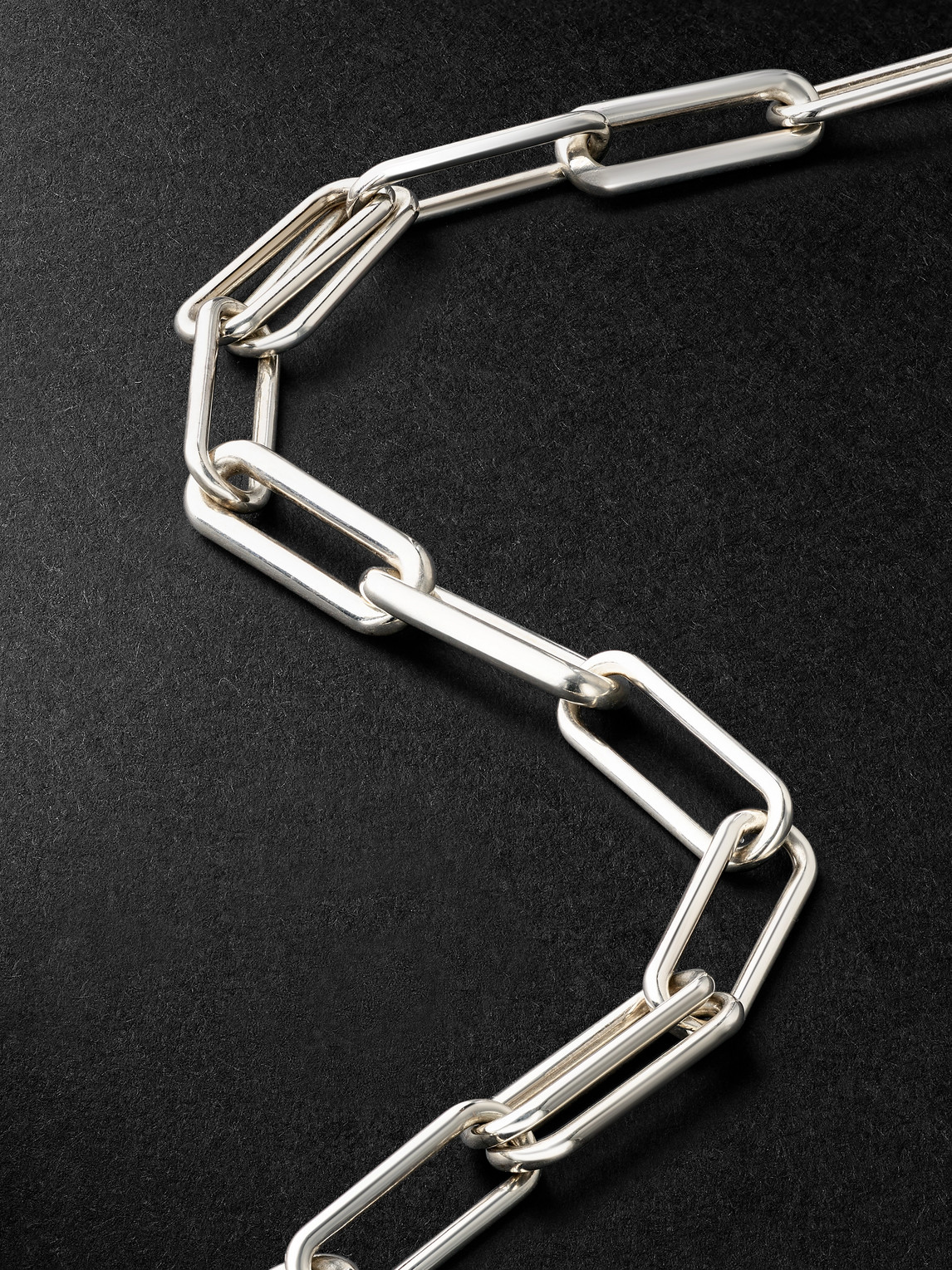 Spinelli Kilcollin Elliptical Sterling Silver Chain Bracelet In Silver