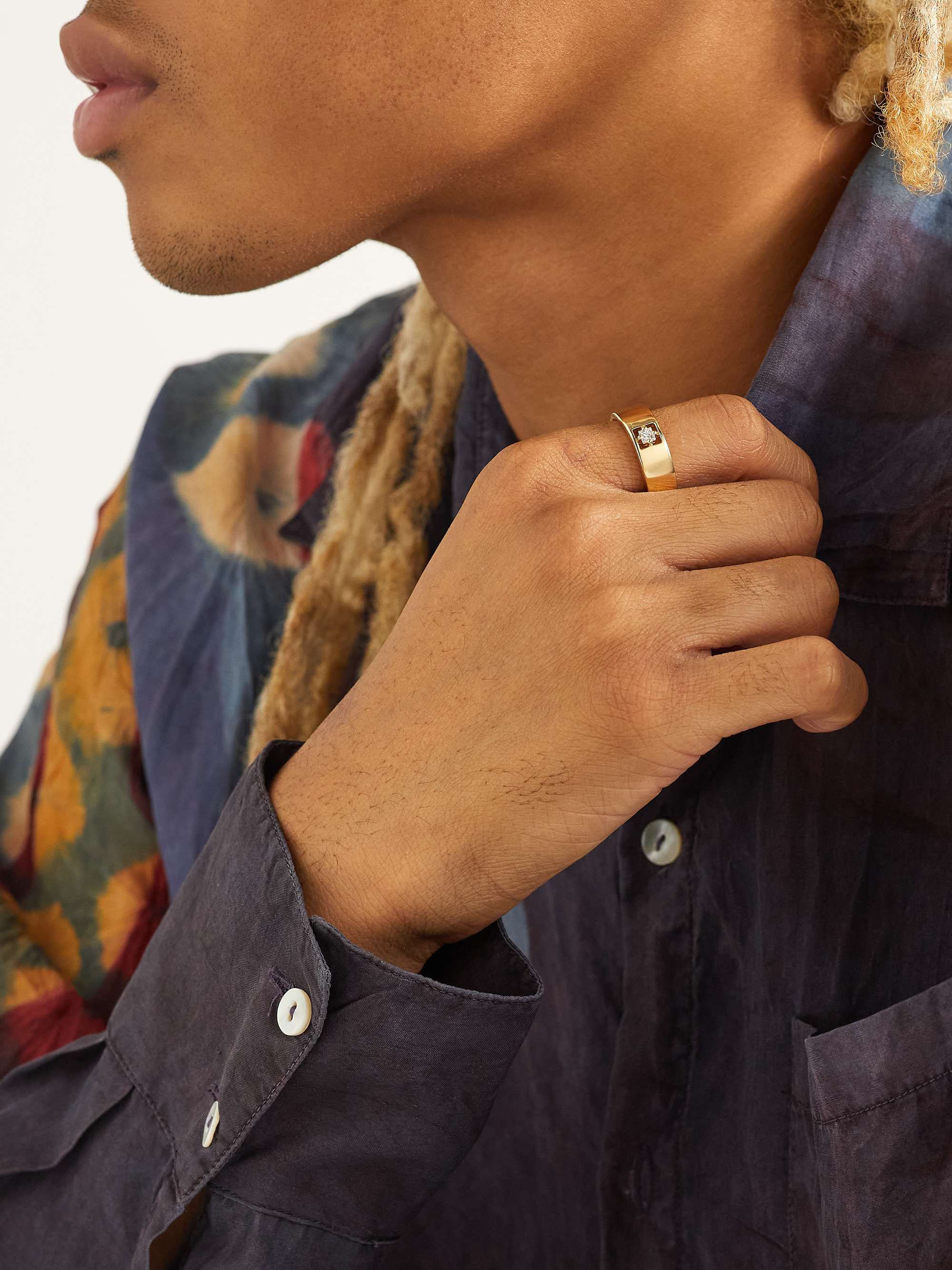 SUZANNE KALAN Gold Diamond Ring