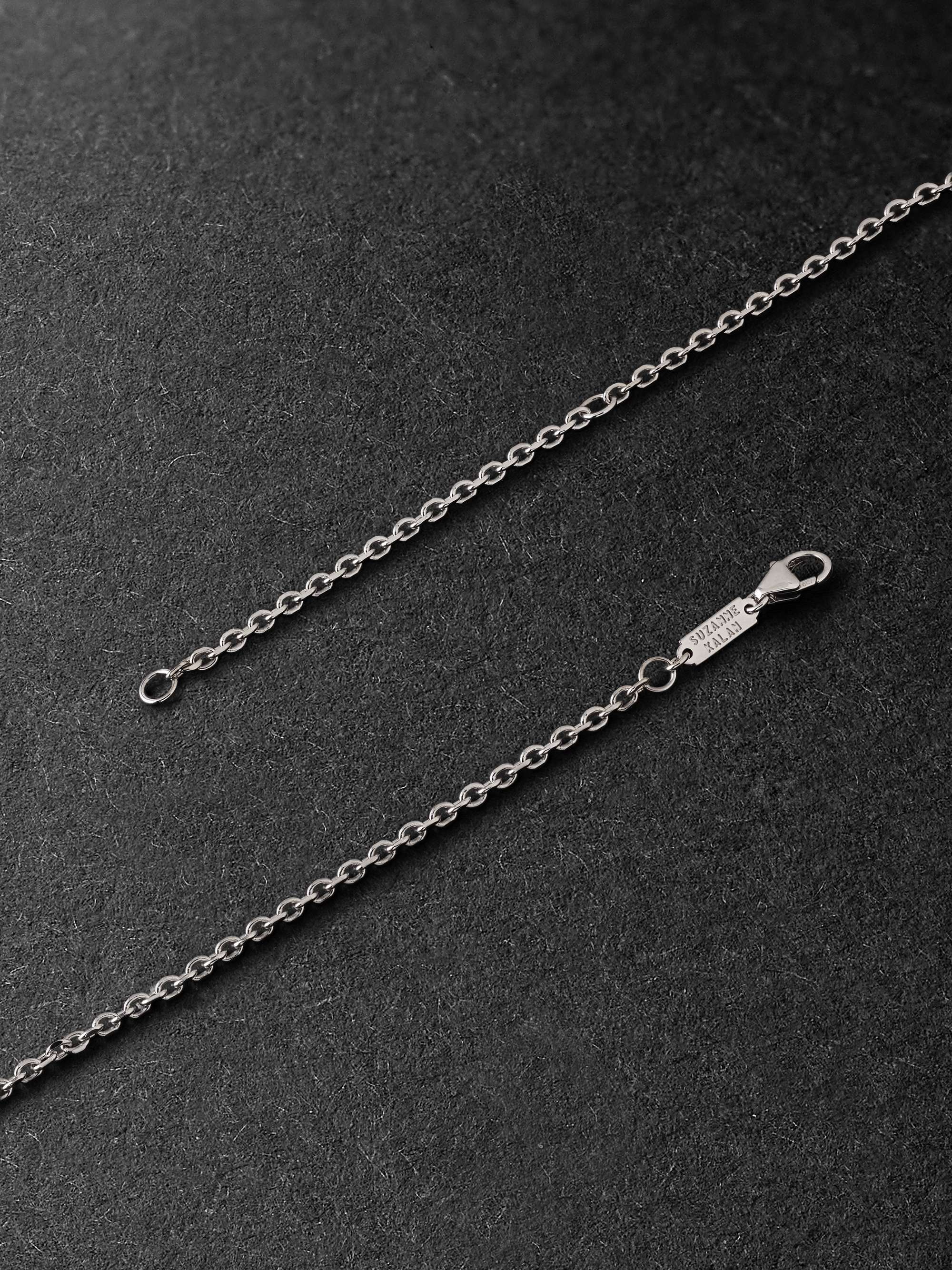 SUZANNE KALAN White Gold Diamond Pendant Necklace