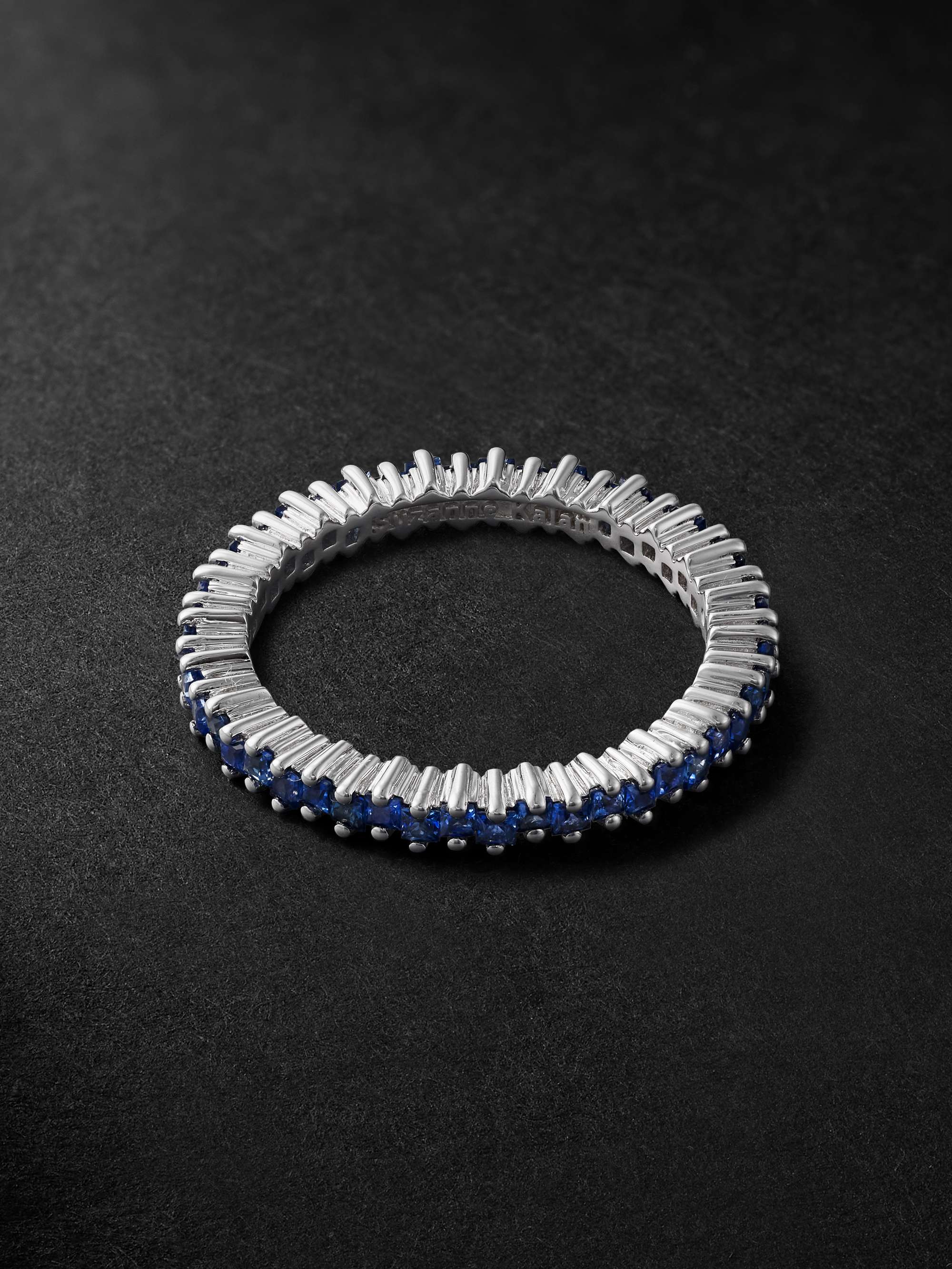 SUZANNE KALAN White Gold Sapphire Ring