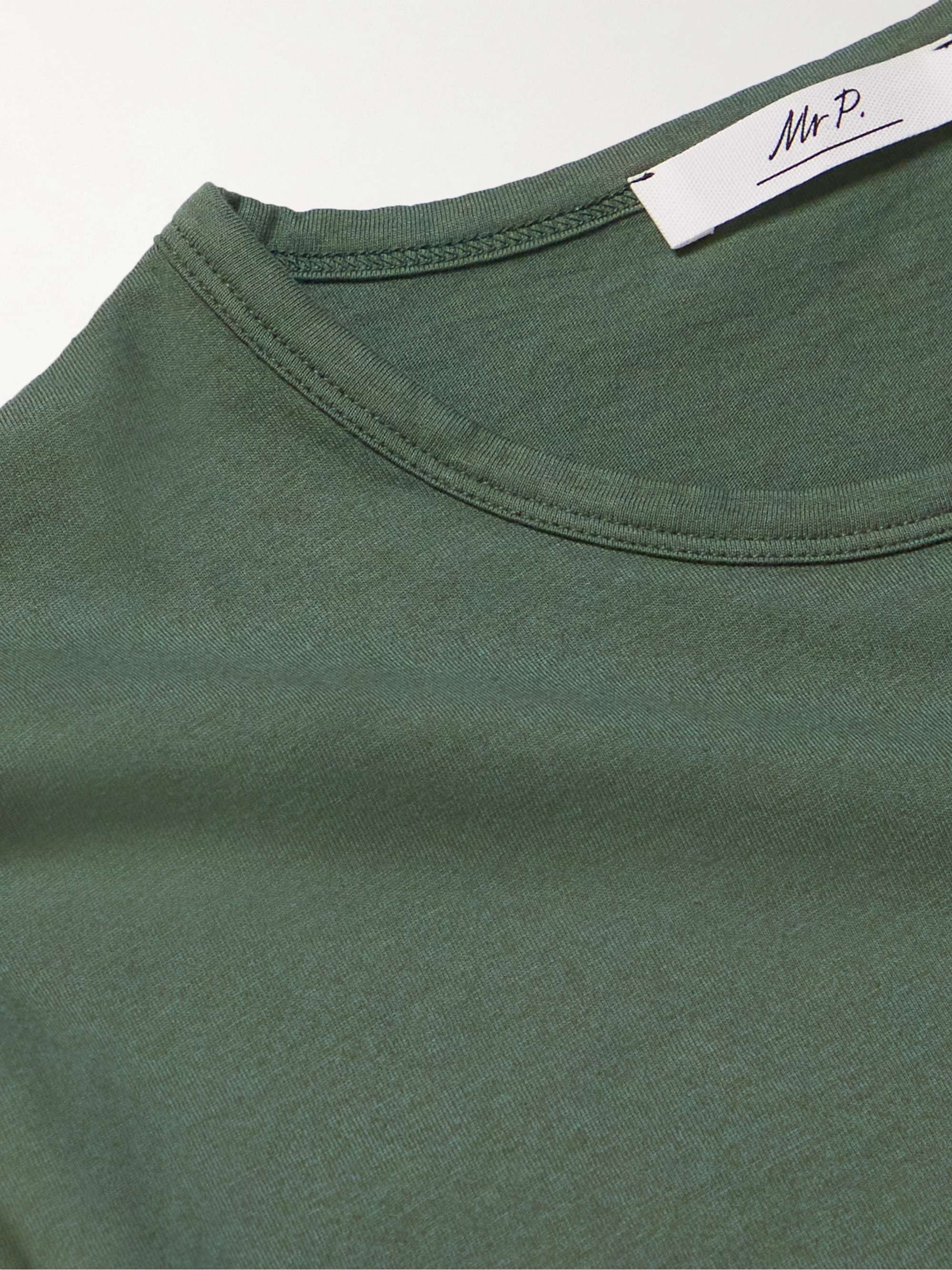 MR P. Garment-Dyed Cotton-Jersey T-Shirt