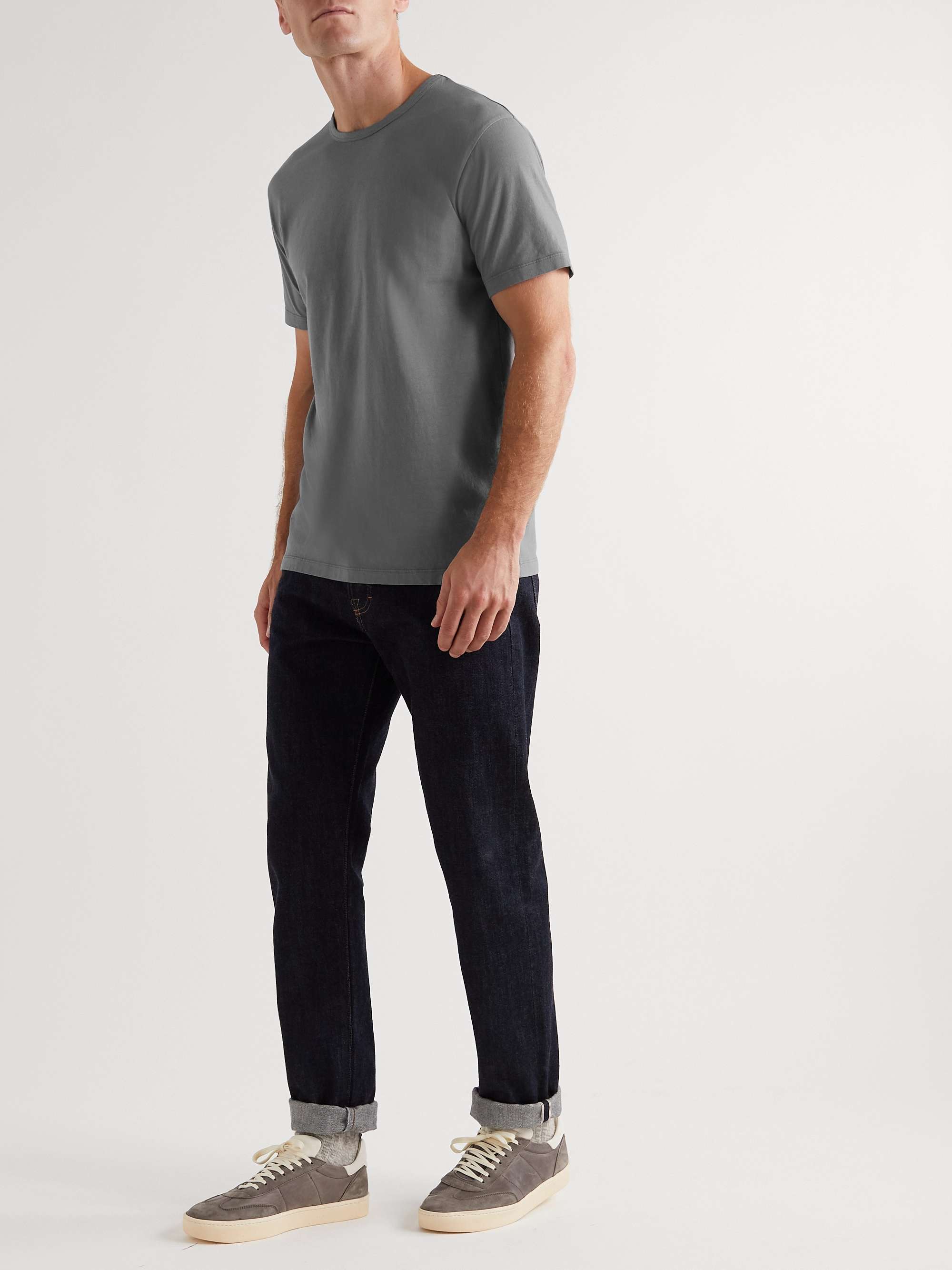 MR P. Garment-Dyed Cotton-Jersey T-Shirt