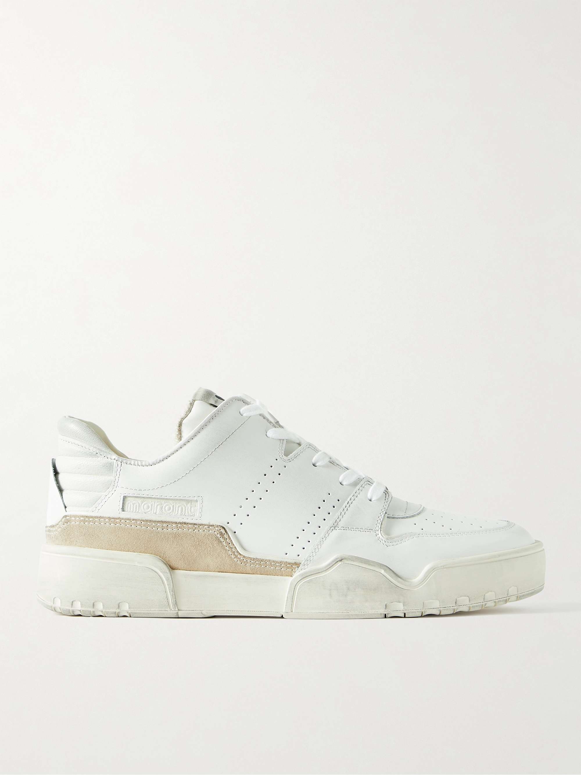 ISABEL MARANT Leather Sneakers Men | MR PORTER