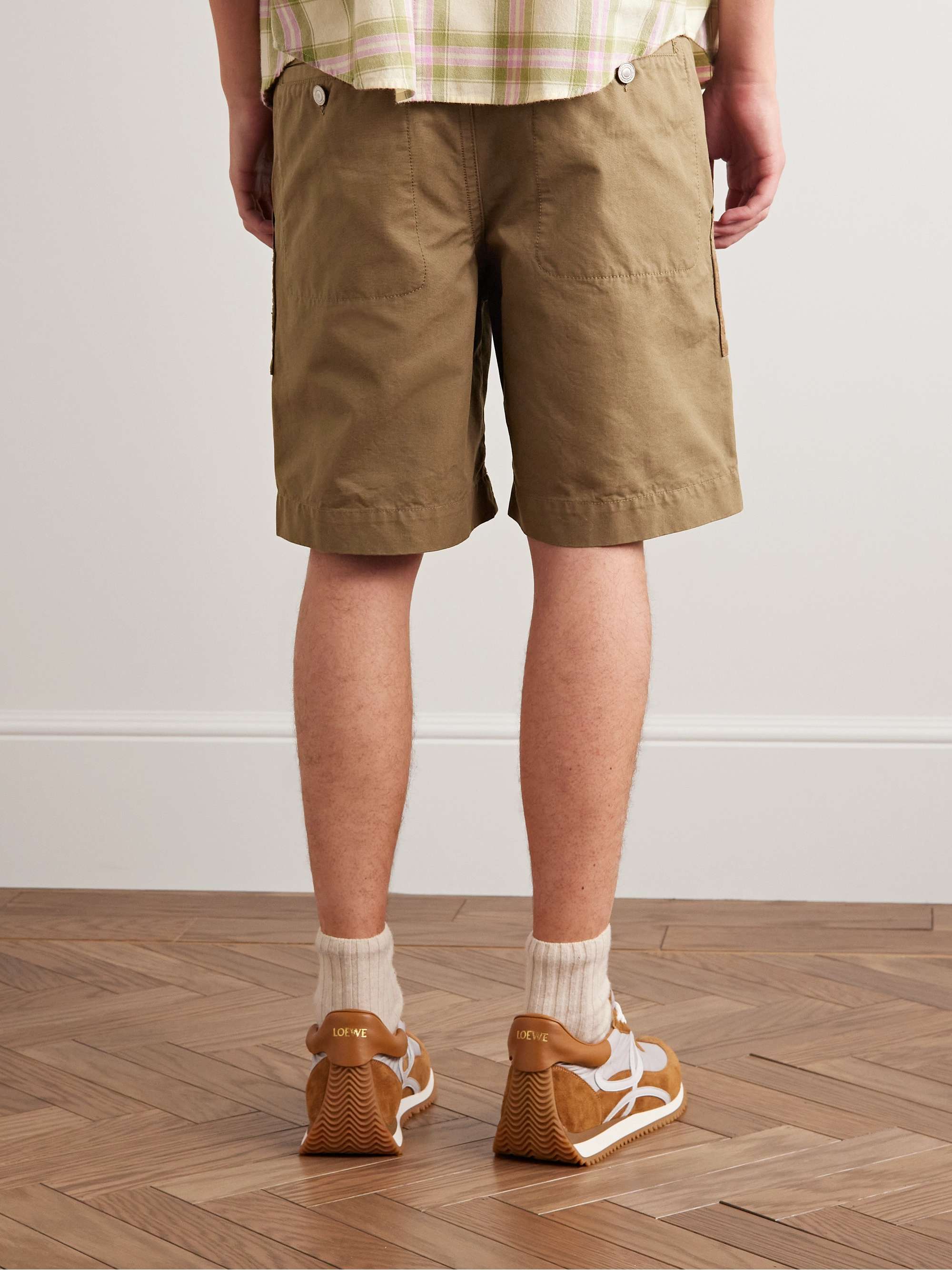 ISABEL MARANT Straight-Leg Cotton Shorts