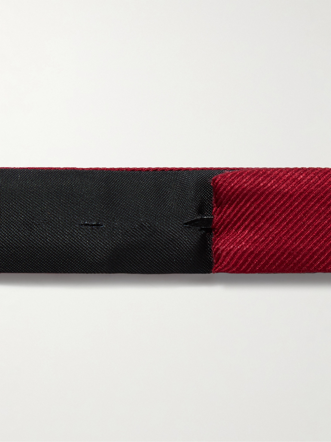 Shop Sulka Pre-tied Silk-twill Bow Tie In Red