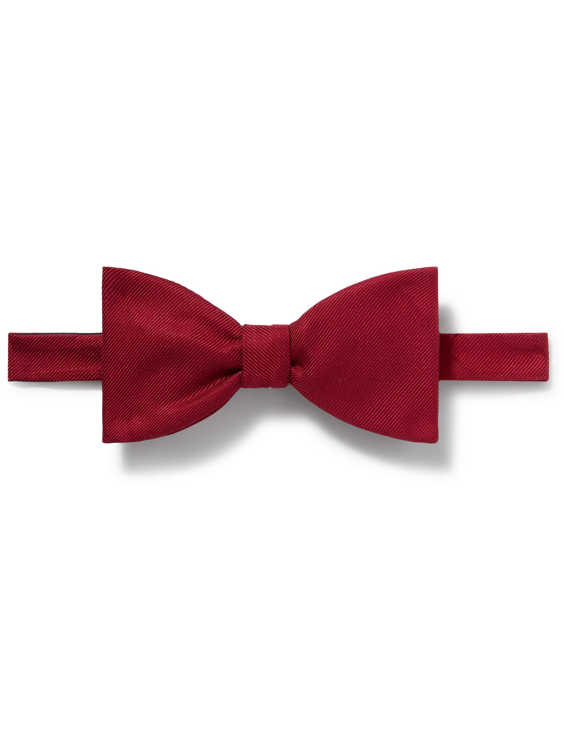 Sulka Pre-tied Silk-twill Bow Tie In Red