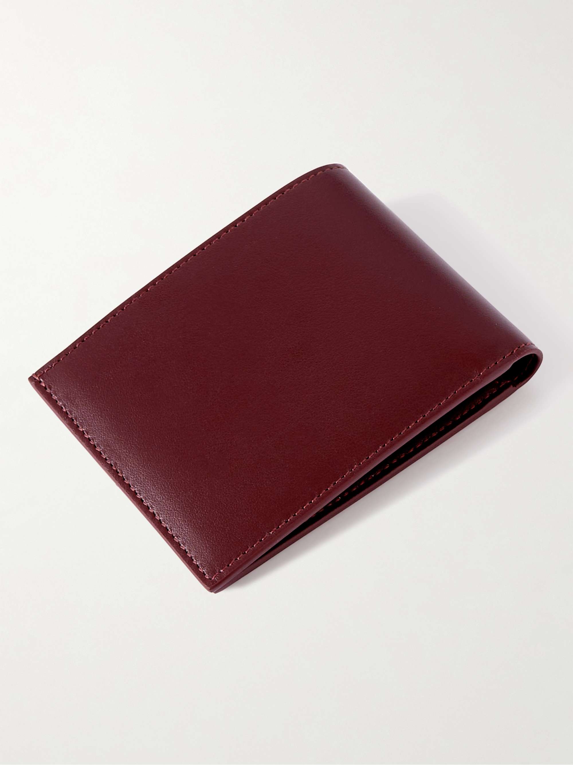 SULKA Logo-Debossed Leather Billfold Wallet