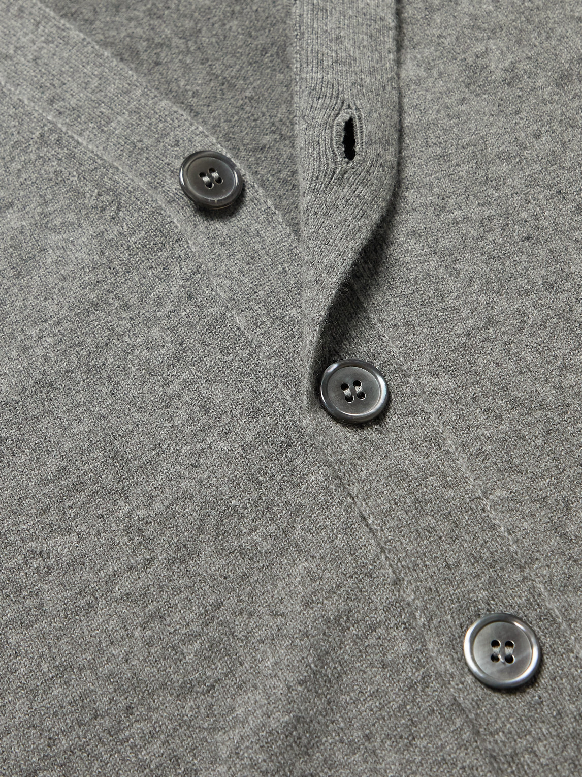 Shop Sulka Cashmere Cardigan In Gray