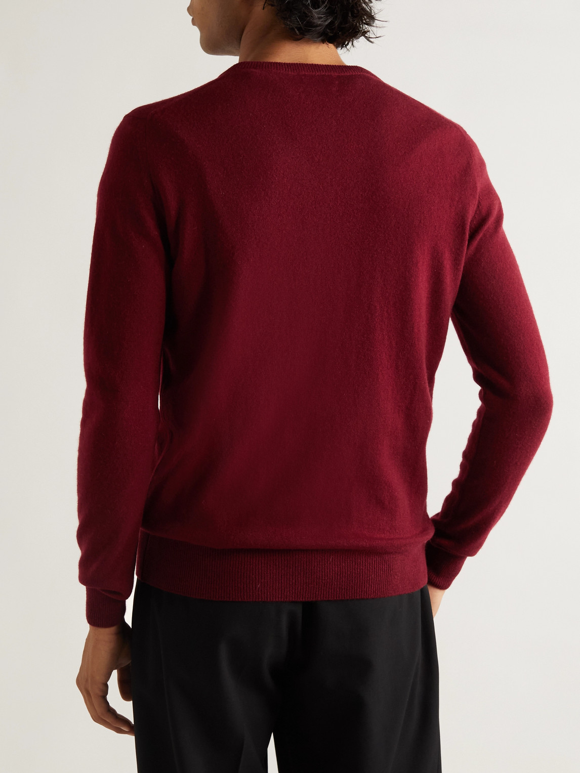 Shop Sulka Cashmere Sweater In Red