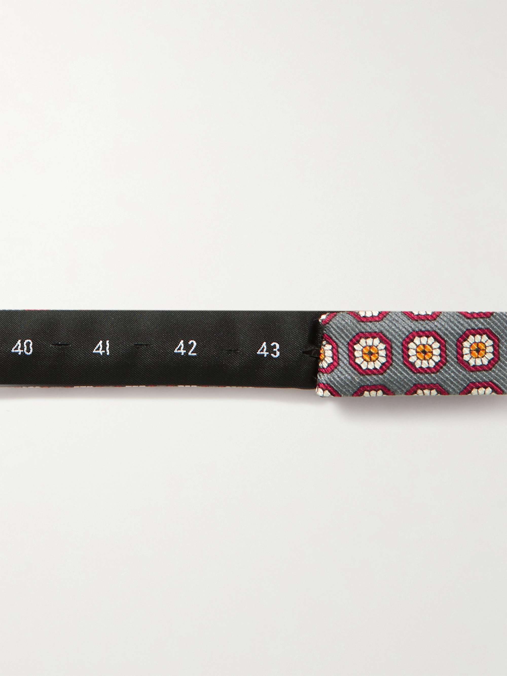 SULKA Pre-Tied Printed Silk-Twill Bow Tie