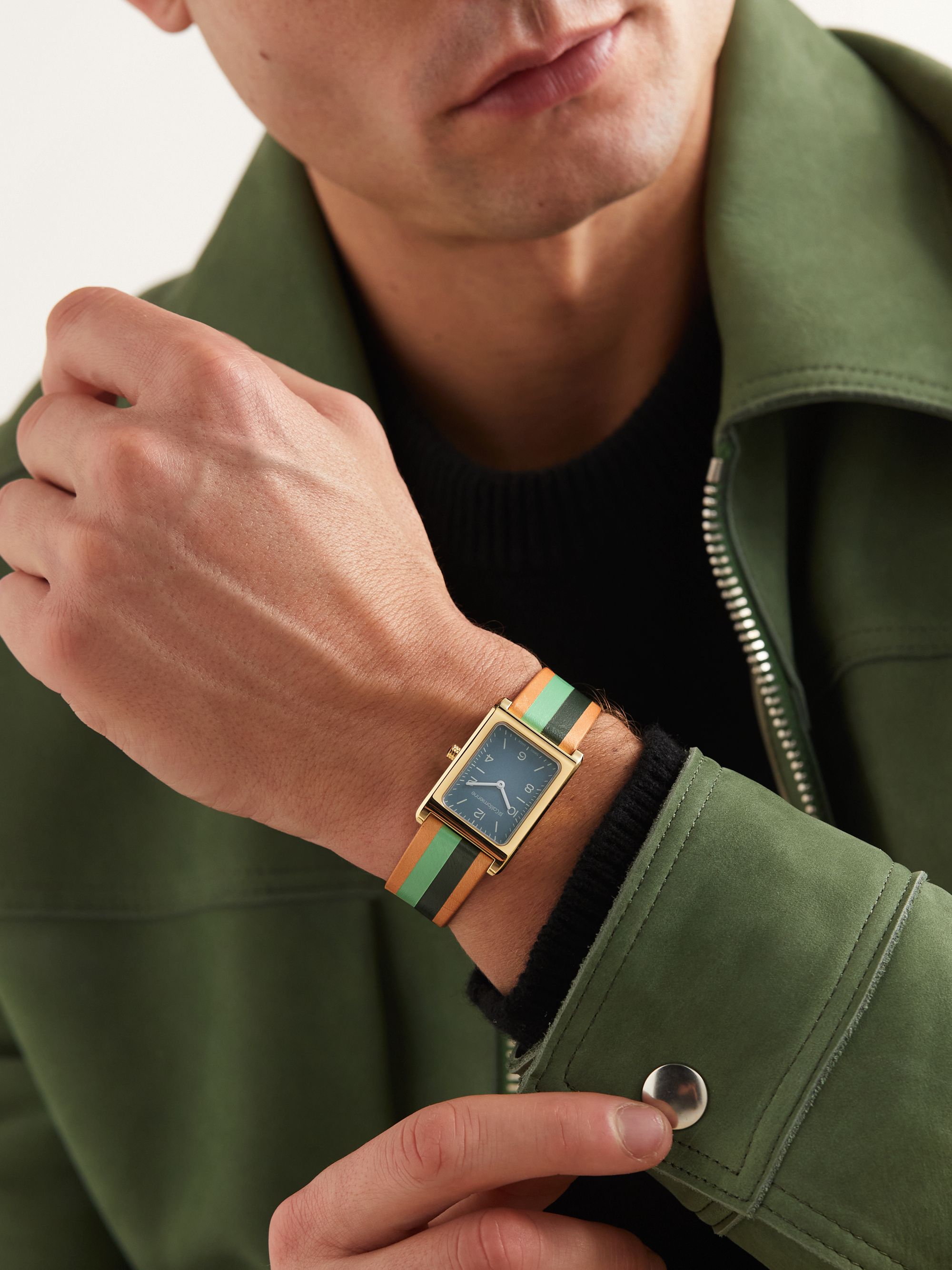 Cinturino orologio deals placcato oro