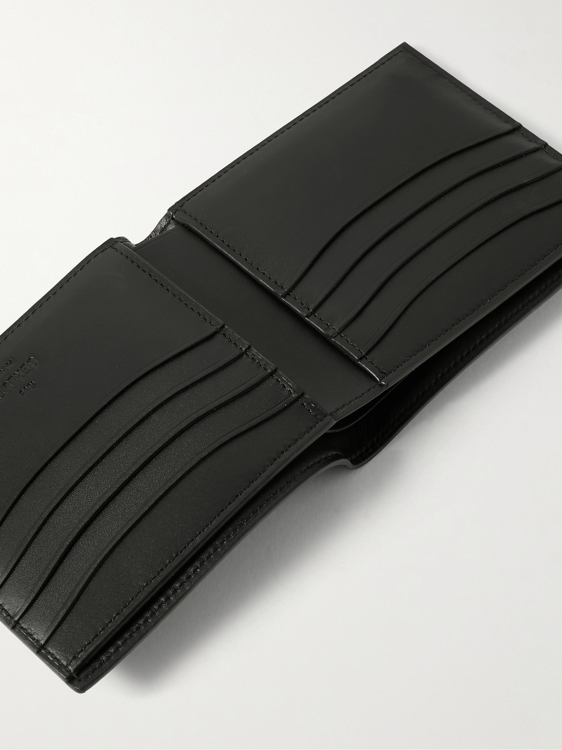  Berluti - Makore Scritto Venezia Leather Billfold Wallet - Men - Gray 