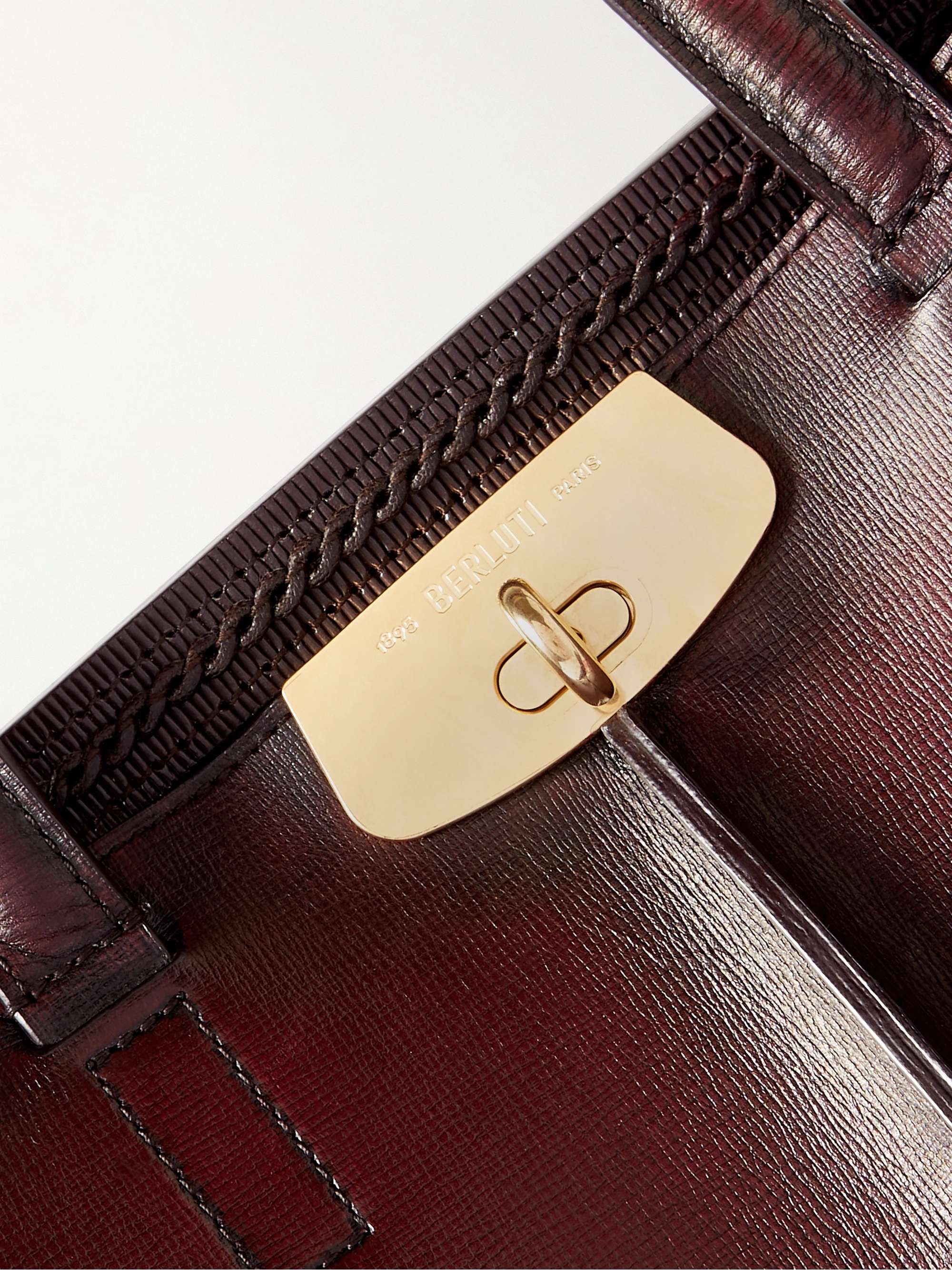 BERLUTI Luti 38 Venezia Leather Tote Bag