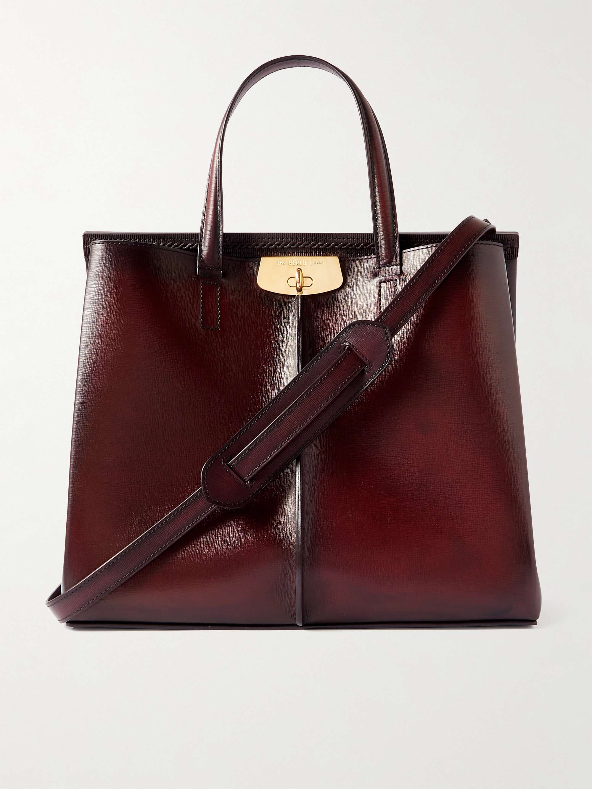 BERLUTI Luti 38 Venezia Leather Tote Bag for Men | MR PORTER