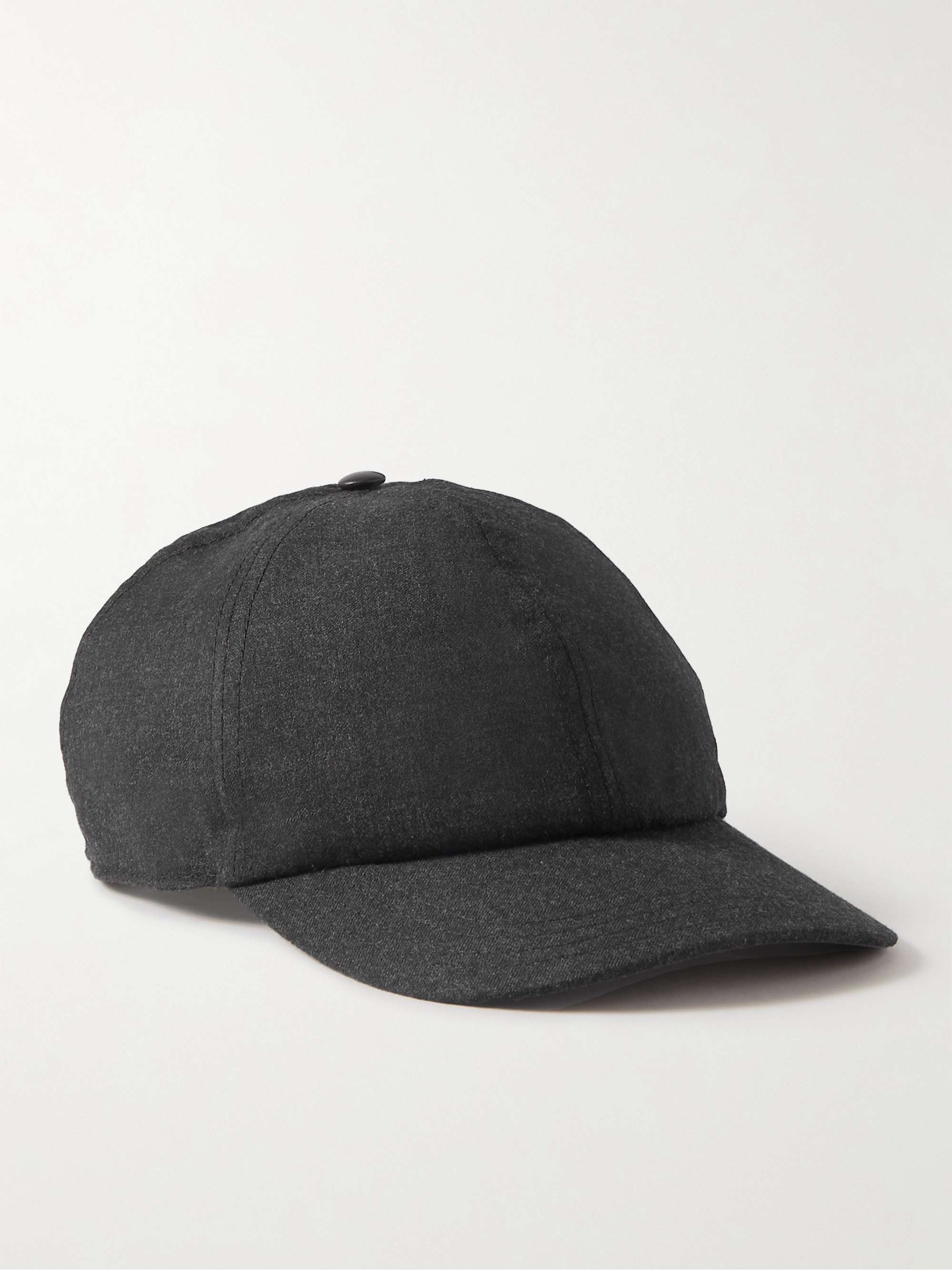 Berluti Fur Felt Middle Brim Black Hat-